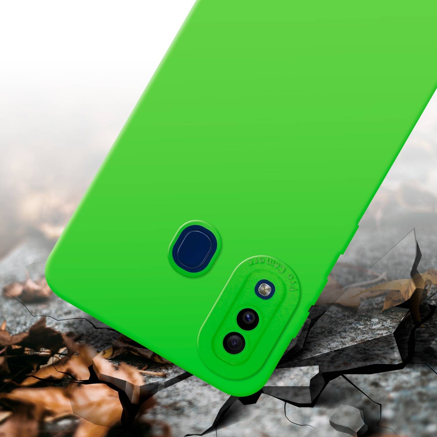 Cadorabo Hülle für Samsung Galaxy A20 / A30 / M10s Schutz Hülle in Grün TPU Silikon Etui Case Handyhülle