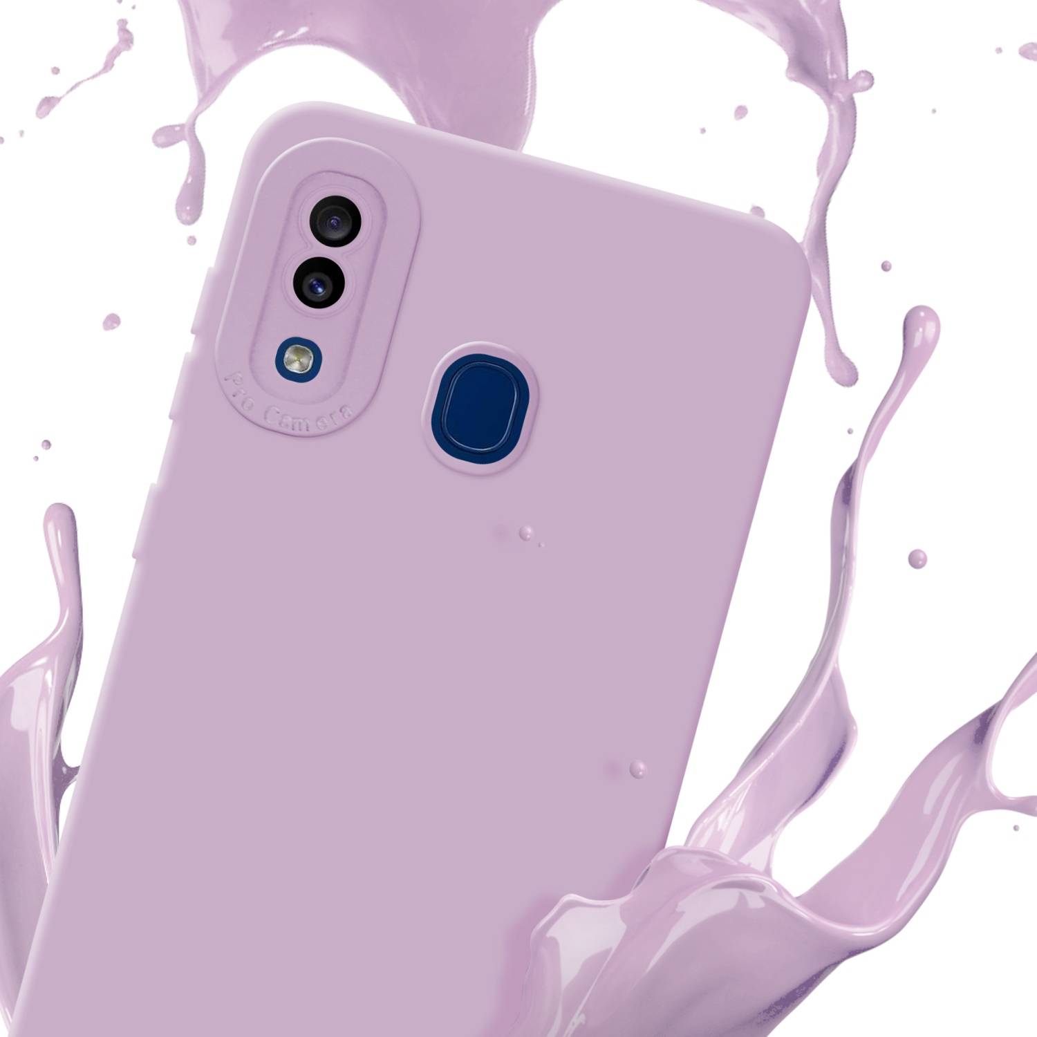 Cadorabo Hülle für Samsung Galaxy A20 / A30 / M10s Schutz Hülle in Rosa TPU Silikon Etui Case Handyhülle