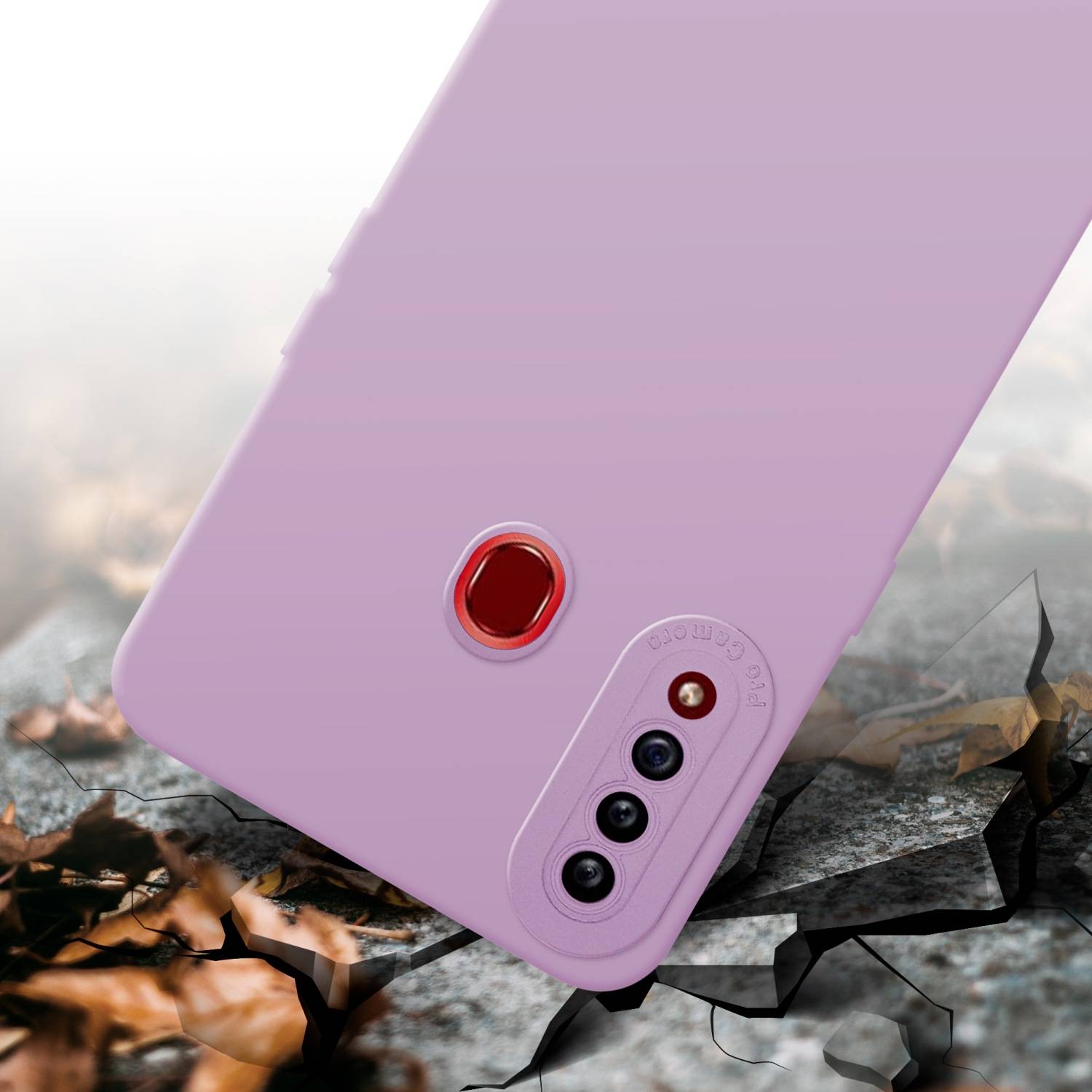 Cadorabo Hülle für Samsung Galaxy A20s Schutz Hülle in Rosa TPU Silikon Etui Case Handyhülle