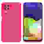 Cadorabo Hülle für Samsung Galaxy A22 4G Schutz Hülle in Pink TPU Silikon Etui Case Handyhülle