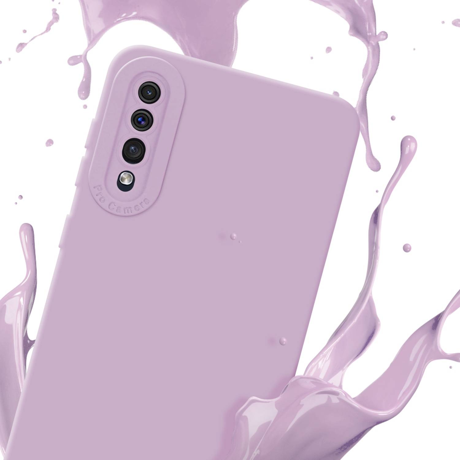 Cadorabo Hülle für Samsung Galaxy A50 4G / A50s / A30s Schutz Hülle in Rosa TPU Silikon Etui Case Handyhülle