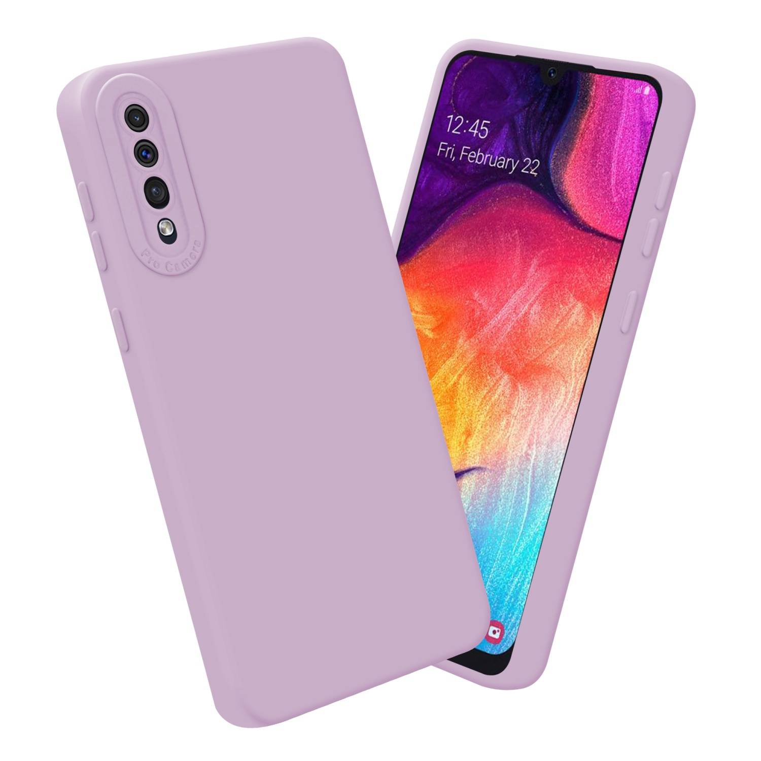 Cadorabo Hülle für Samsung Galaxy A50 4G / A50s / A30s Schutz Hülle in Rosa TPU Silikon Etui Case Handyhülle