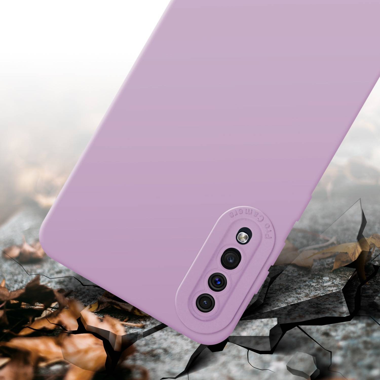 Cadorabo Hülle für Samsung Galaxy A50 4G / A50s / A30s Schutz Hülle in Rosa TPU Silikon Etui Case Handyhülle