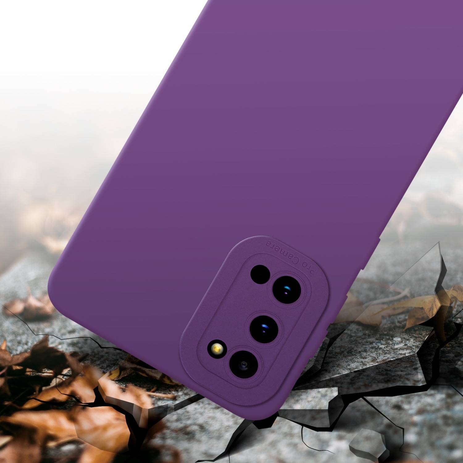 Cadorabo Hülle für Samsung Galaxy S20 Schutz Hülle in Lila TPU Silikon Etui Case Handyhülle