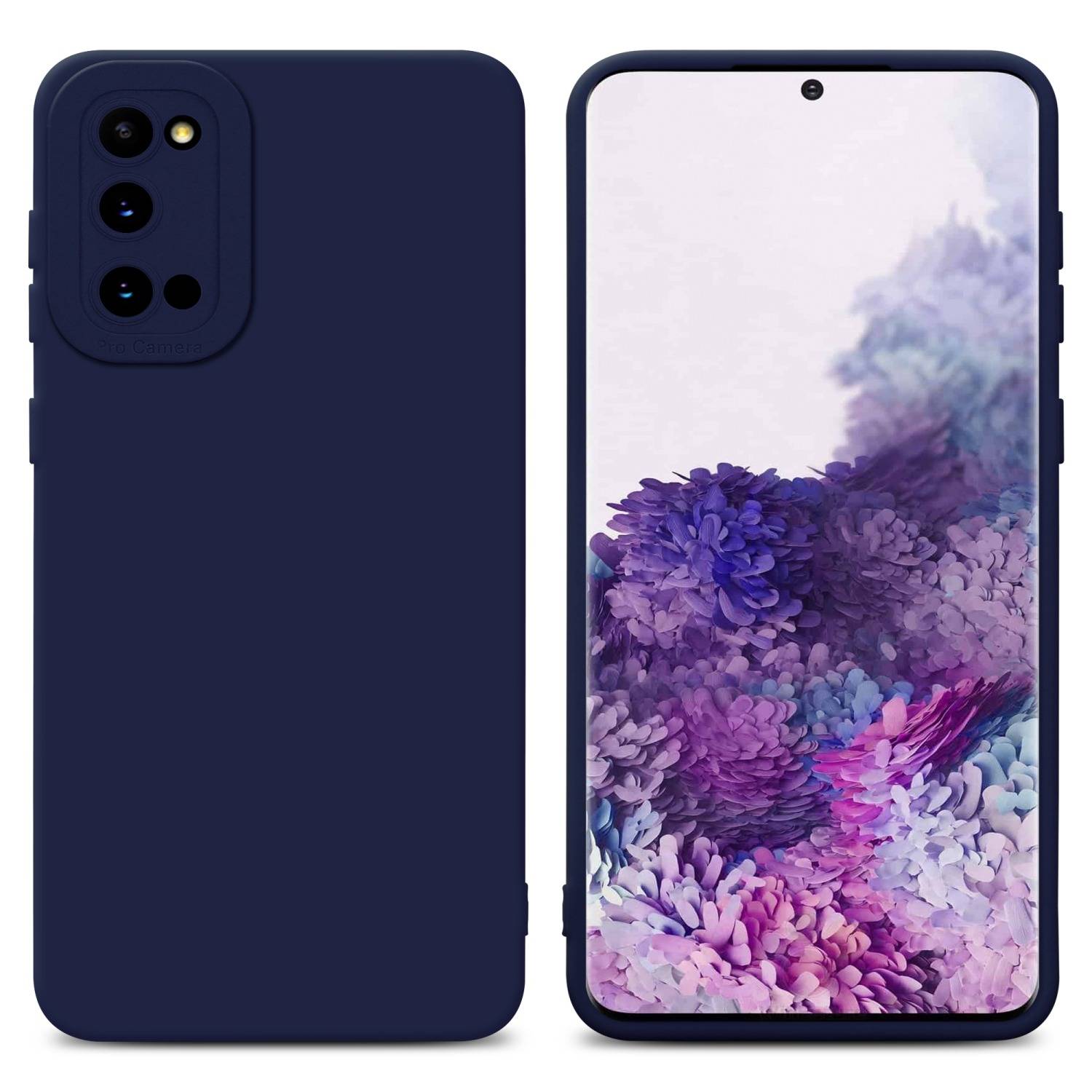 Cadorabo Hülle für Samsung Galaxy S20 Schutz Hülle in Blau TPU Silikon Etui Case Handyhülle
