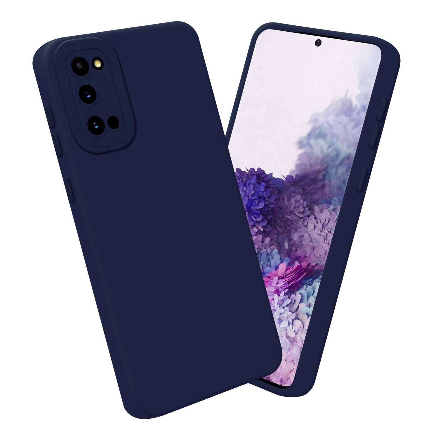 Cadorabo Hülle für Samsung Galaxy S20 Schutz Hülle in Blau TPU Silikon Etui Case Handyhülle
