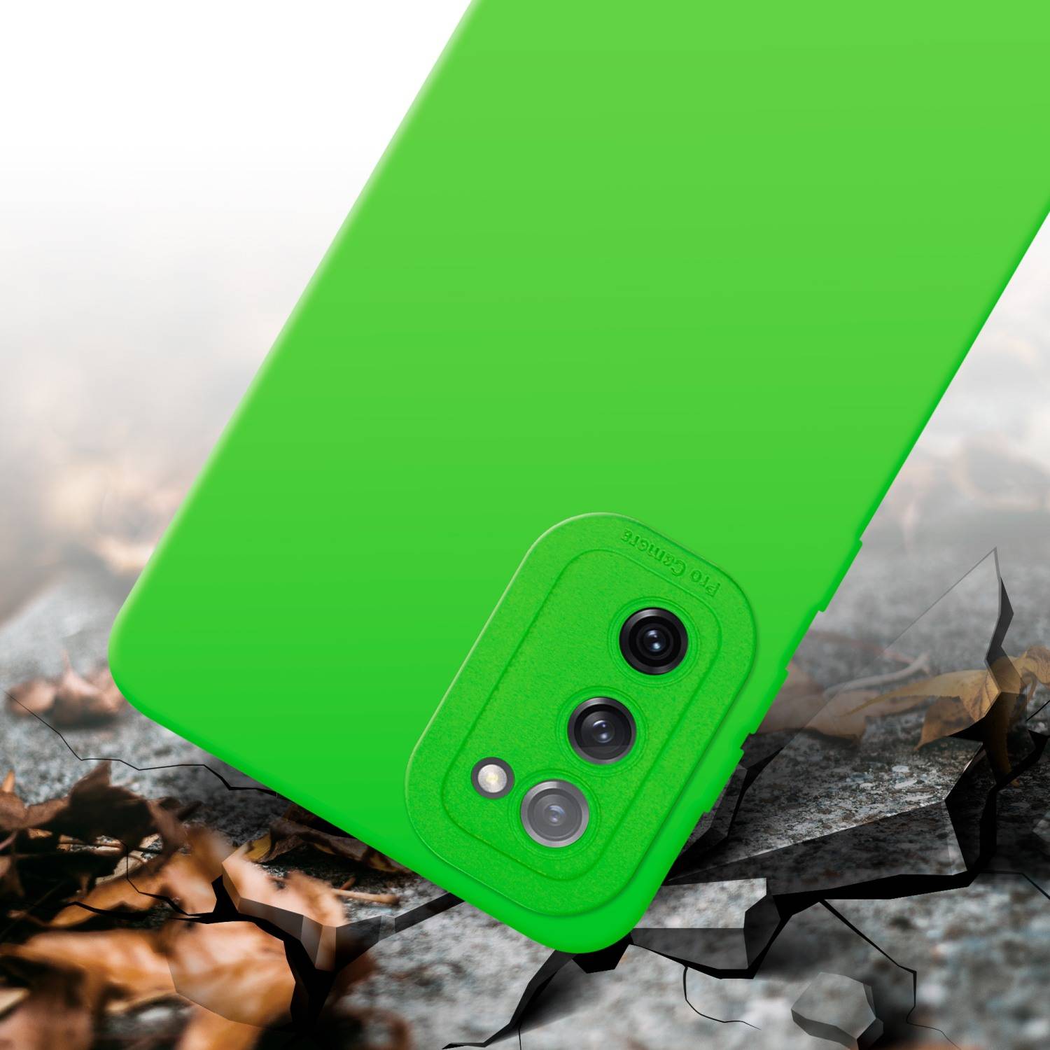 Cadorabo Hülle für Samsung Galaxy S20 FE Schutz Hülle in Grün TPU Silikon Etui Case Handyhülle