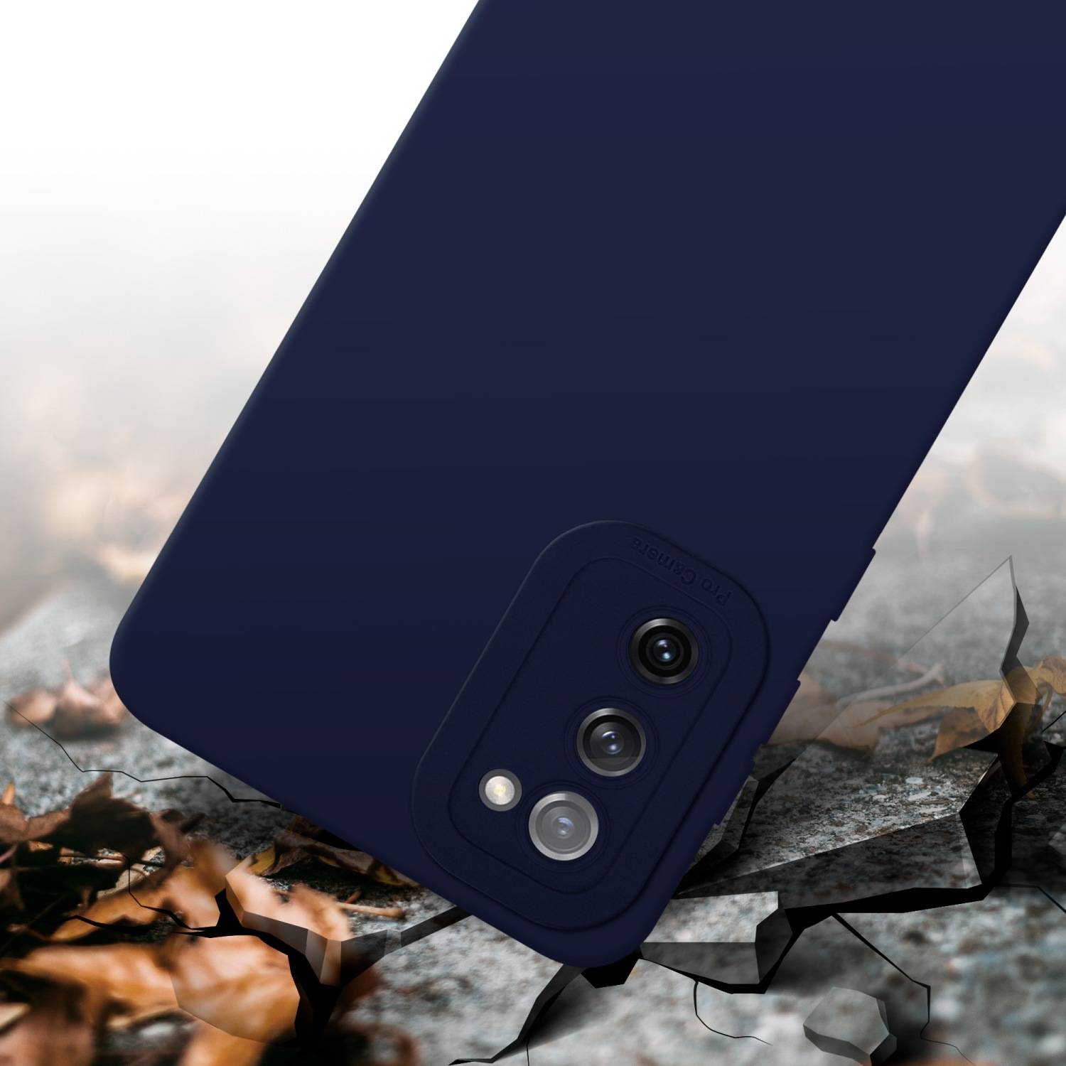 Cadorabo Hülle für Samsung Galaxy S20 FE Schutz Hülle in Blau TPU Silikon Etui Case Handyhülle