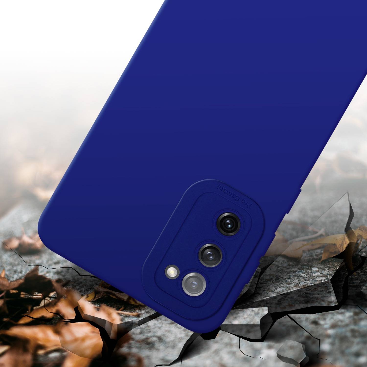 Cadorabo Hülle für Samsung Galaxy S20 FE Schutz Hülle in Blau TPU Silikon Etui Case Handyhülle