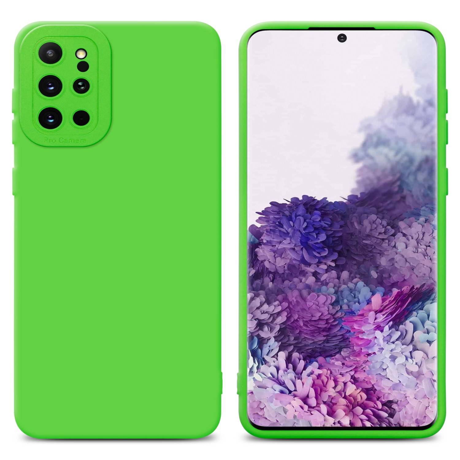 Cadorabo Hülle für Samsung Galaxy S20 PLUS Schutz Hülle in Grün TPU Silikon Etui Case Handyhülle