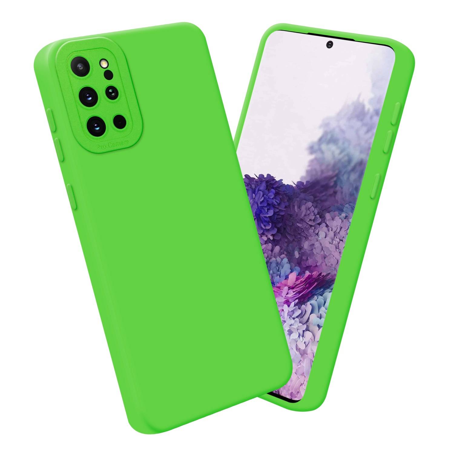 Cadorabo Hülle für Samsung Galaxy S20 PLUS Schutz Hülle in Grün TPU Silikon Etui Case Handyhülle