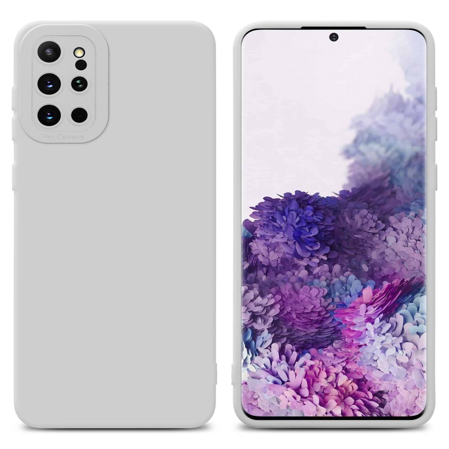 Cadorabo Hülle für Samsung Galaxy S20 PLUS Schutz Hülle in Weiß TPU Silikon Etui Case Handyhülle