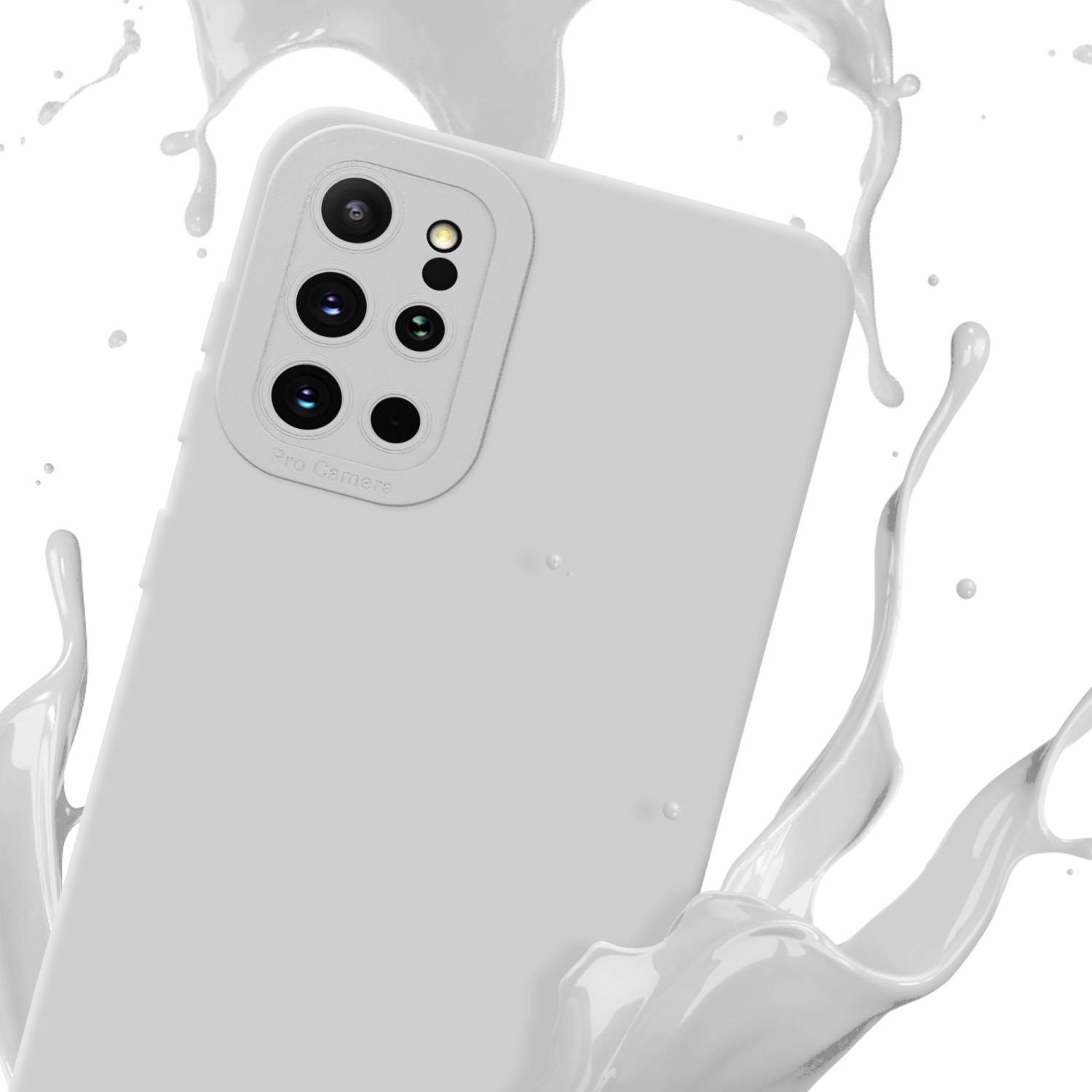 Cadorabo Hülle für Samsung Galaxy S20 PLUS Schutz Hülle in Weiß TPU Silikon Etui Case Handyhülle