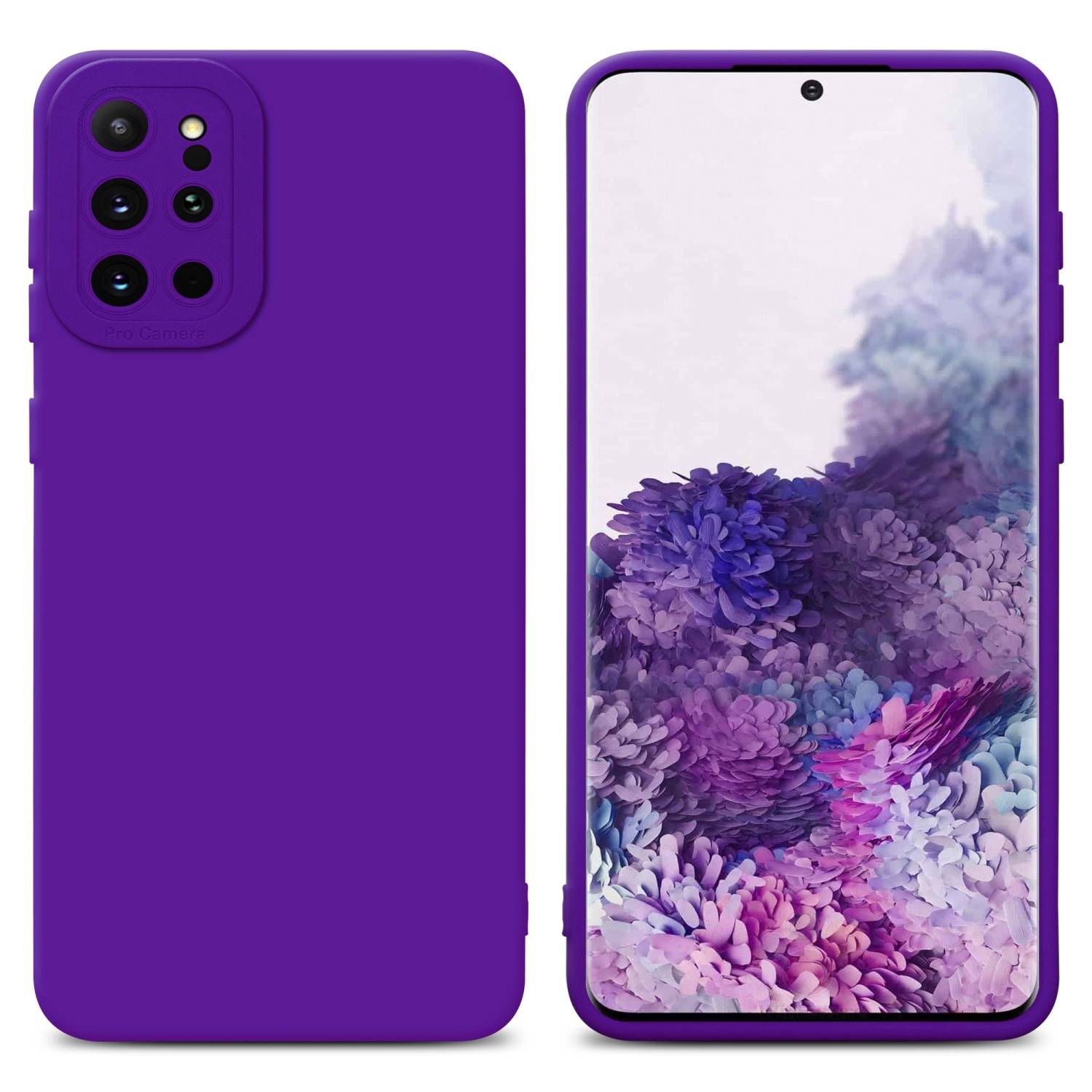 Cadorabo Hülle für Samsung Galaxy S20 PLUS Schutz Hülle in Lila TPU Silikon Etui Case Handyhülle