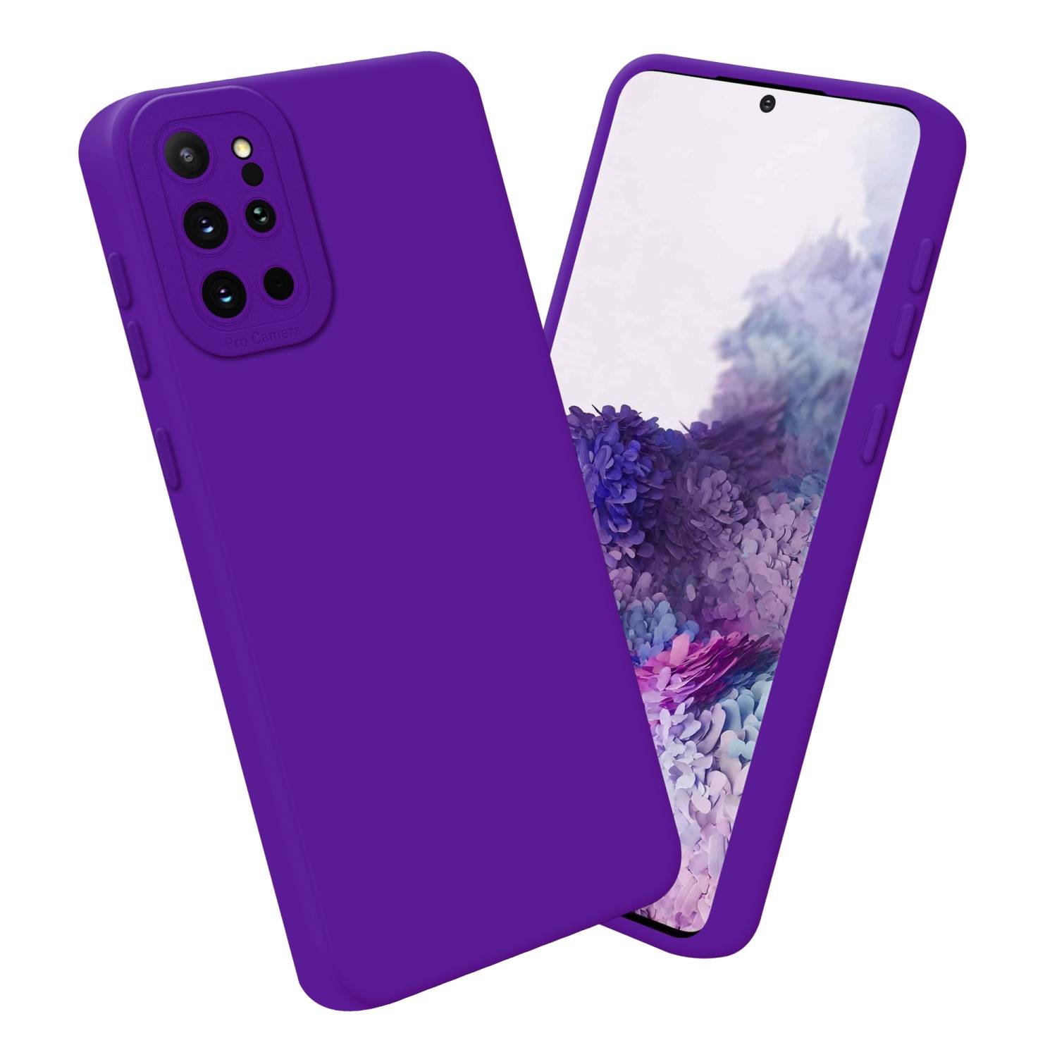 Cadorabo Hülle für Samsung Galaxy S20 PLUS Schutz Hülle in Lila TPU Silikon Etui Case Handyhülle