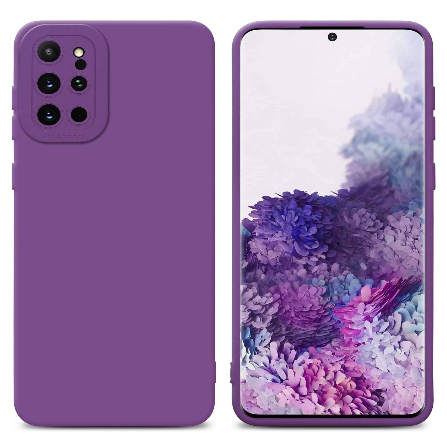 Cadorabo Hülle für Samsung Galaxy S20 PLUS Schutz Hülle in Lila TPU Silikon Etui Case Handyhülle
