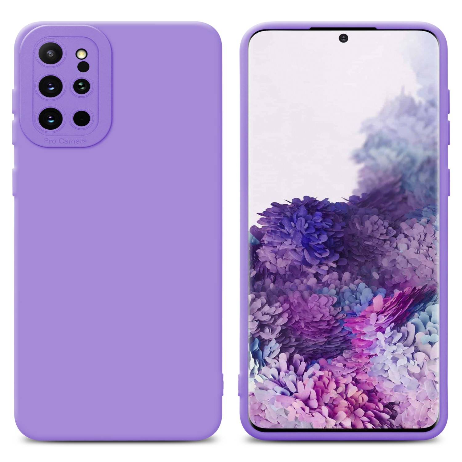 Cadorabo Hülle für Samsung Galaxy S20 PLUS Schutz Hülle in Lila TPU Silikon Etui Case Handyhülle