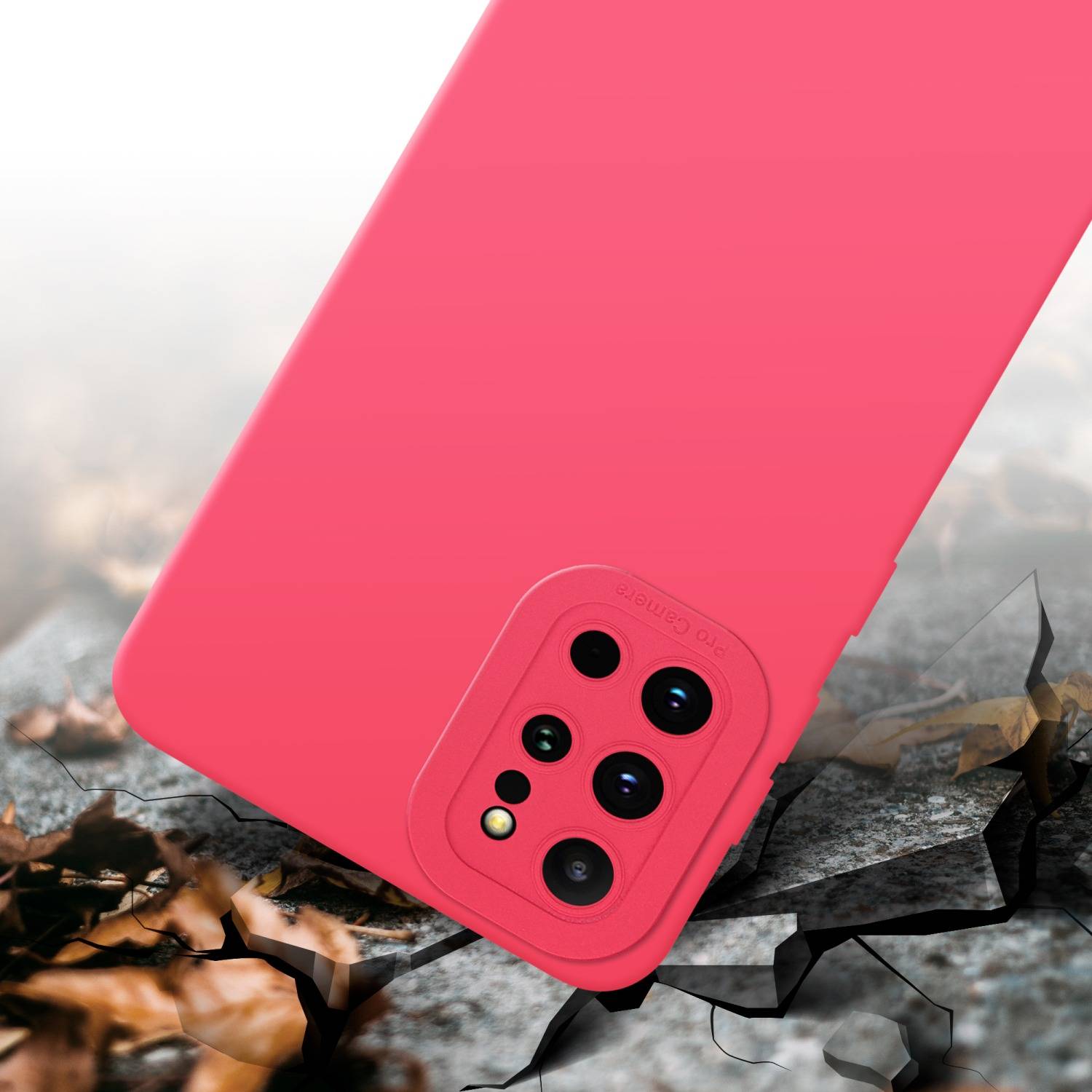 Cadorabo Hülle für Samsung Galaxy S20 PLUS Schutz Hülle in Rot TPU Silikon Etui Case Handyhülle