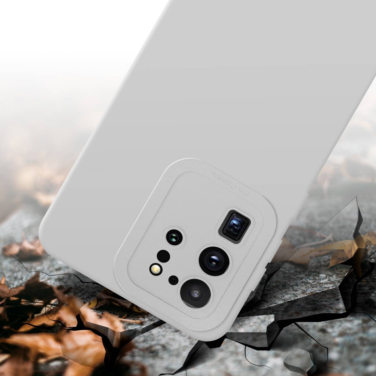 Cadorabo Hülle für Samsung Galaxy S20 ULTRA Schutz Hülle in Weiß TPU Silikon Etui Case Handyhülle