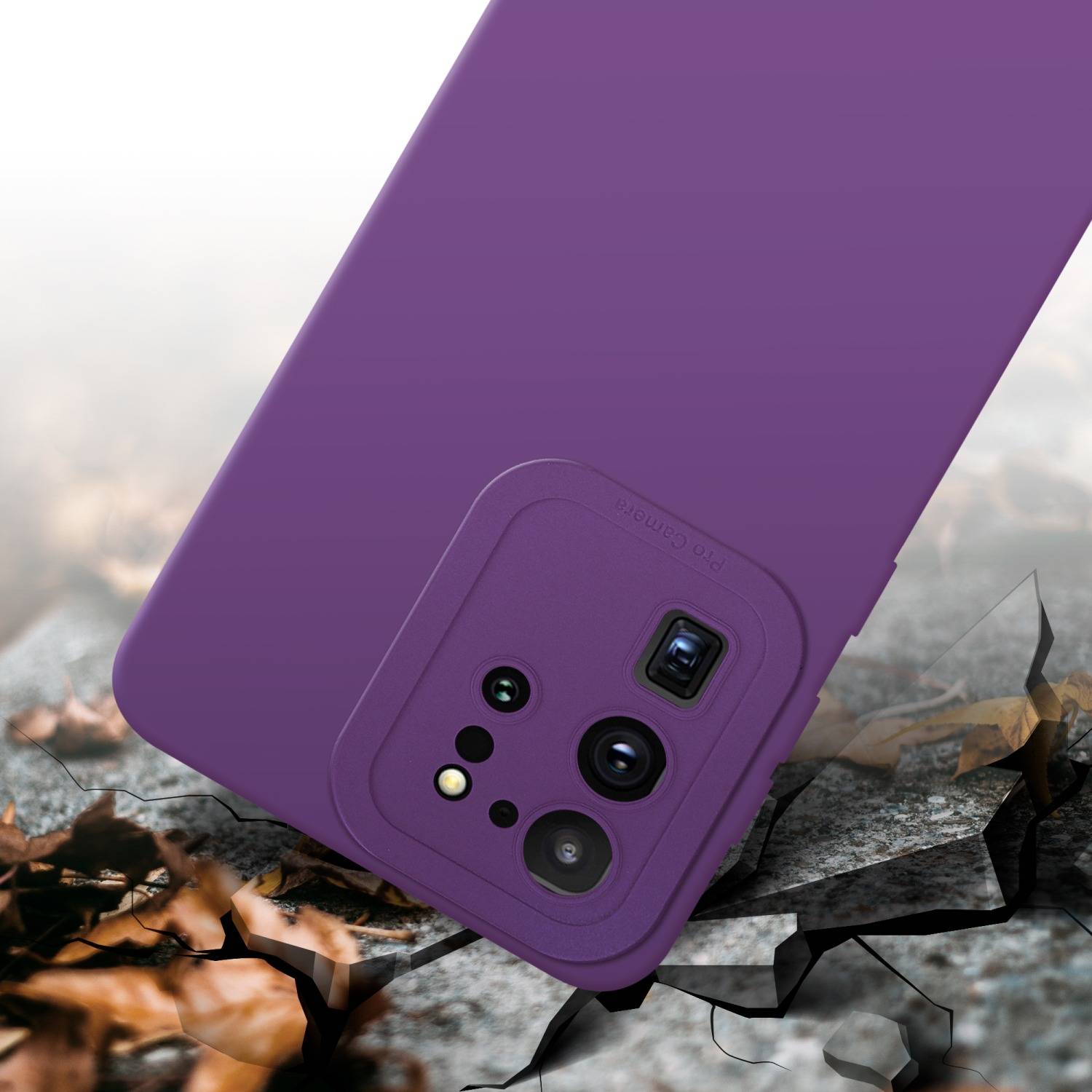 Cadorabo Hülle für Samsung Galaxy S20 ULTRA Schutz Hülle in Lila TPU Silikon Etui Case Handyhülle