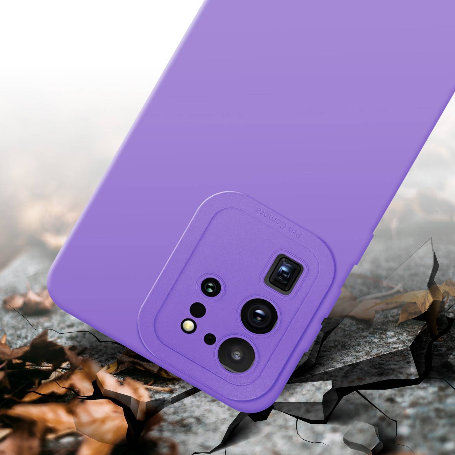 Cadorabo Hülle für Samsung Galaxy S20 ULTRA Schutz Hülle in Lila TPU Silikon Etui Case Handyhülle