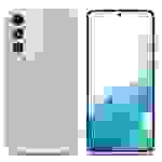Cadorabo Hülle für Samsung Galaxy S22 Schutz Hülle in Weiß TPU Silikon Etui Case Handyhülle