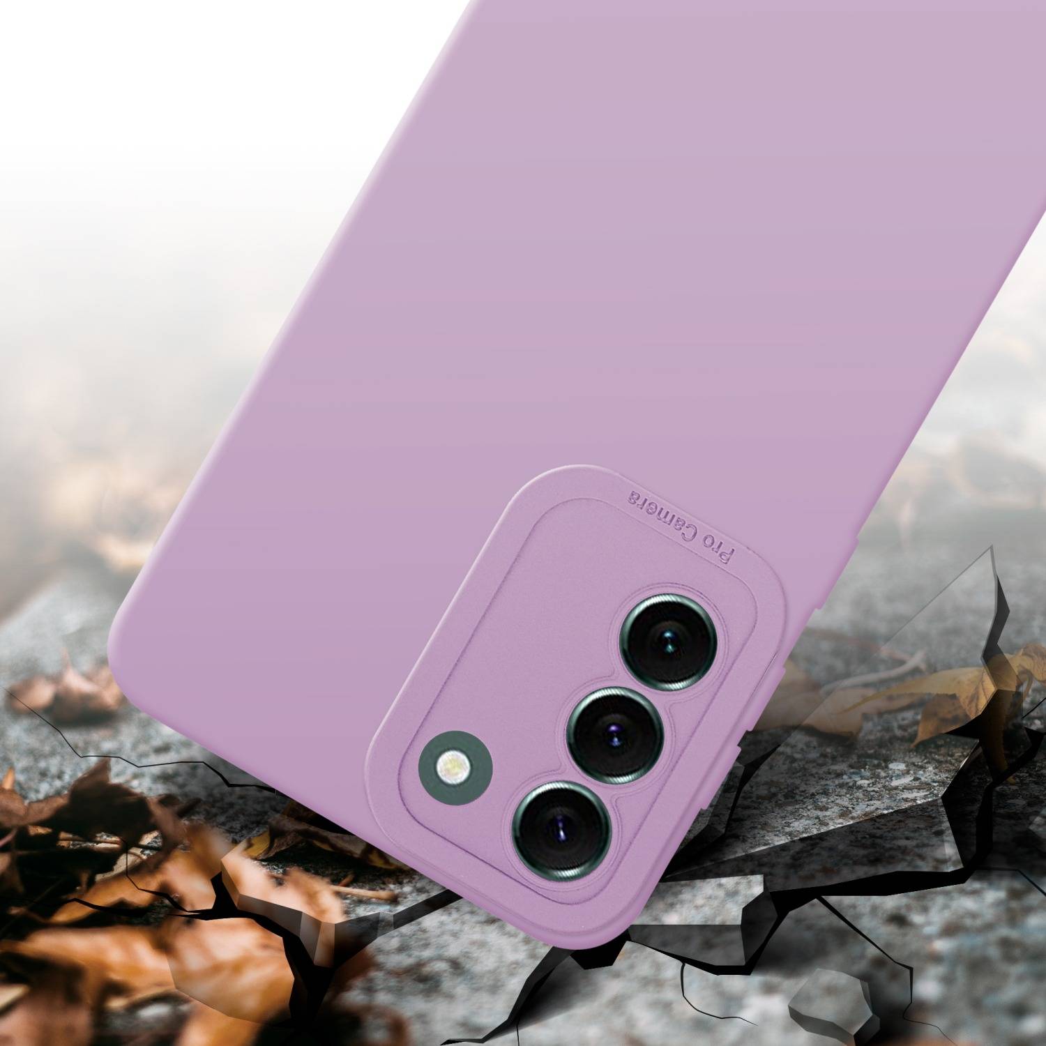 Cadorabo Hülle für Samsung Galaxy S22 PLUS Schutz Hülle in Rosa TPU Silikon Etui Case Handyhülle
