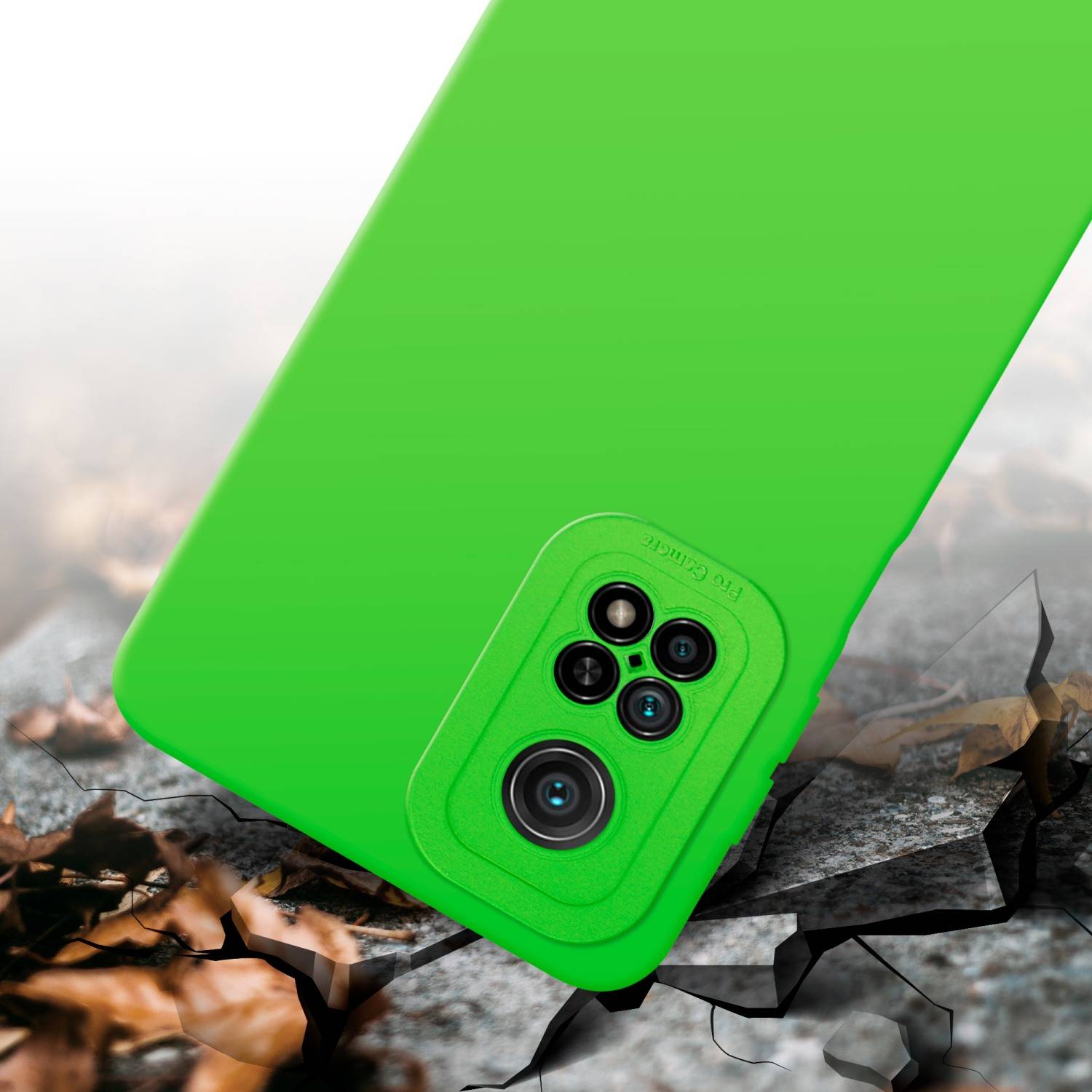 Cadorabo Hülle für Xiaomi Mi 10T / Mi 10T PRO Schutz Hülle in Grün TPU Silikon Etui Case Handyhülle
