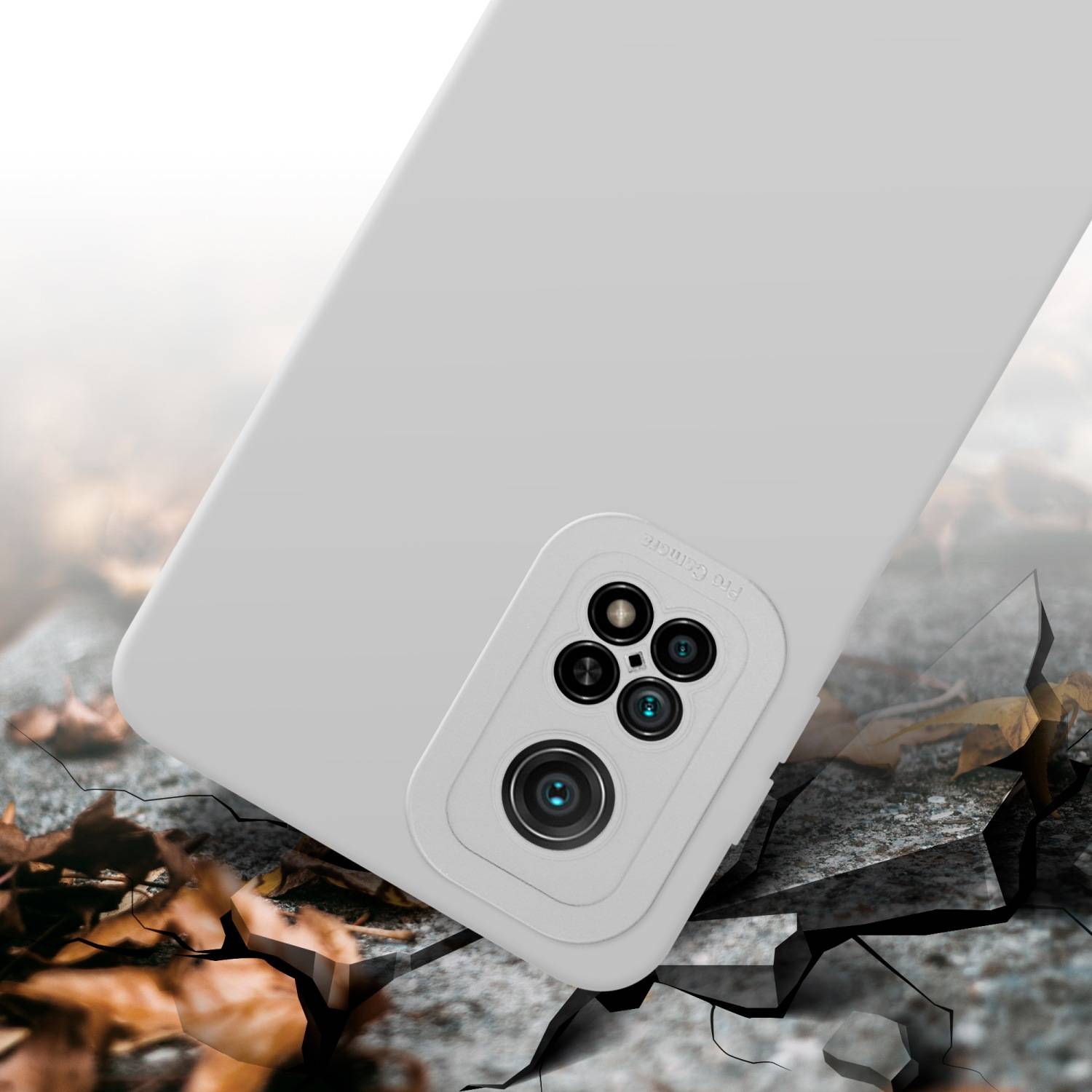 Cadorabo Hülle für Xiaomi Mi 10T / Mi 10T PRO Schutz Hülle in Weiß TPU Silikon Etui Case Handyhülle