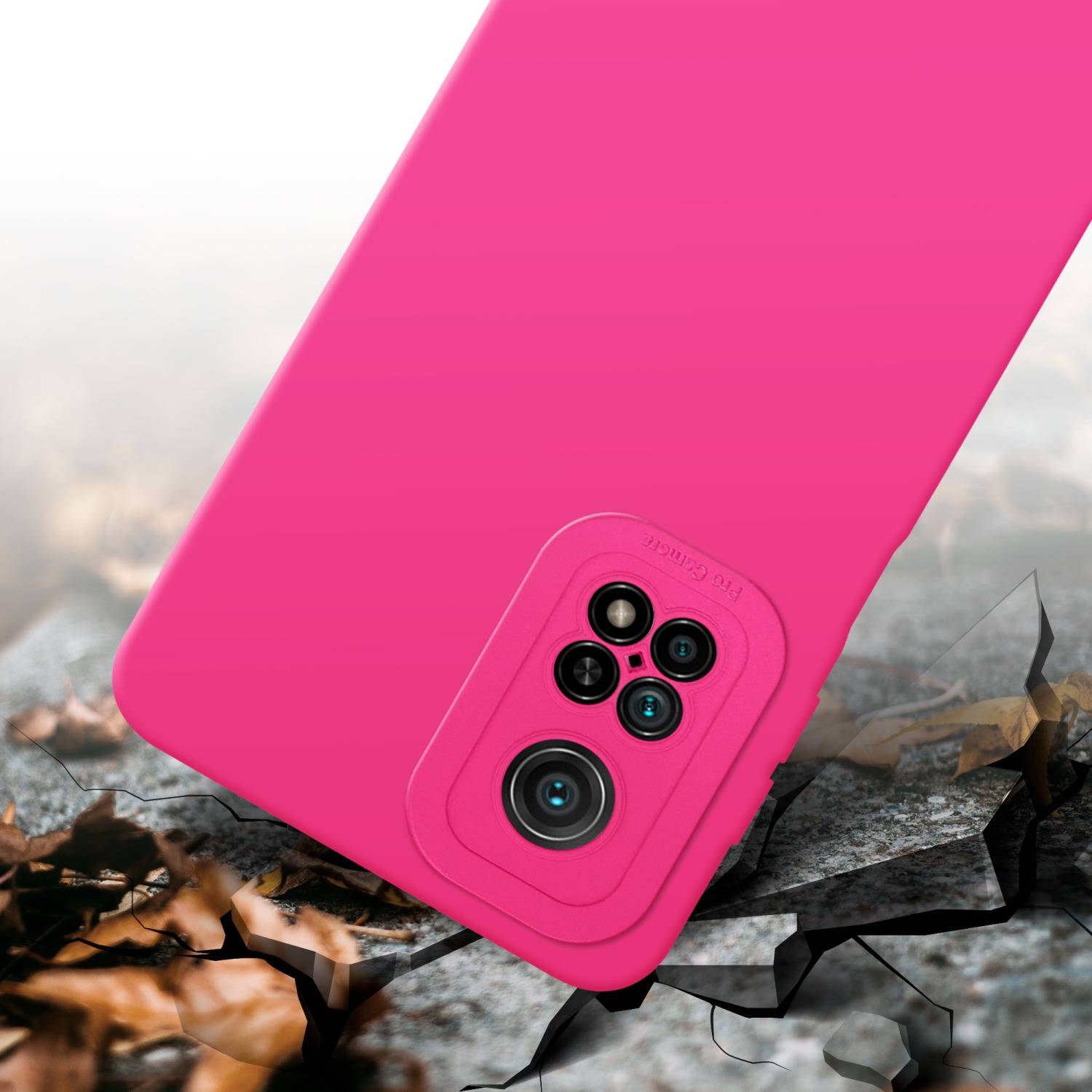 Cadorabo Hülle für Xiaomi Mi 10T / Mi 10T PRO Schutz Hülle in Pink TPU Silikon Etui Case Handyhülle