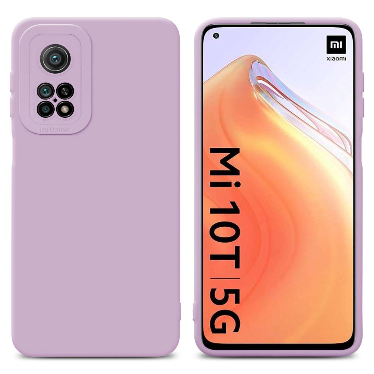 Cadorabo Hülle für Xiaomi Mi 10T / Mi 10T PRO Schutz Hülle in Rosa TPU Silikon Etui Case Handyhülle