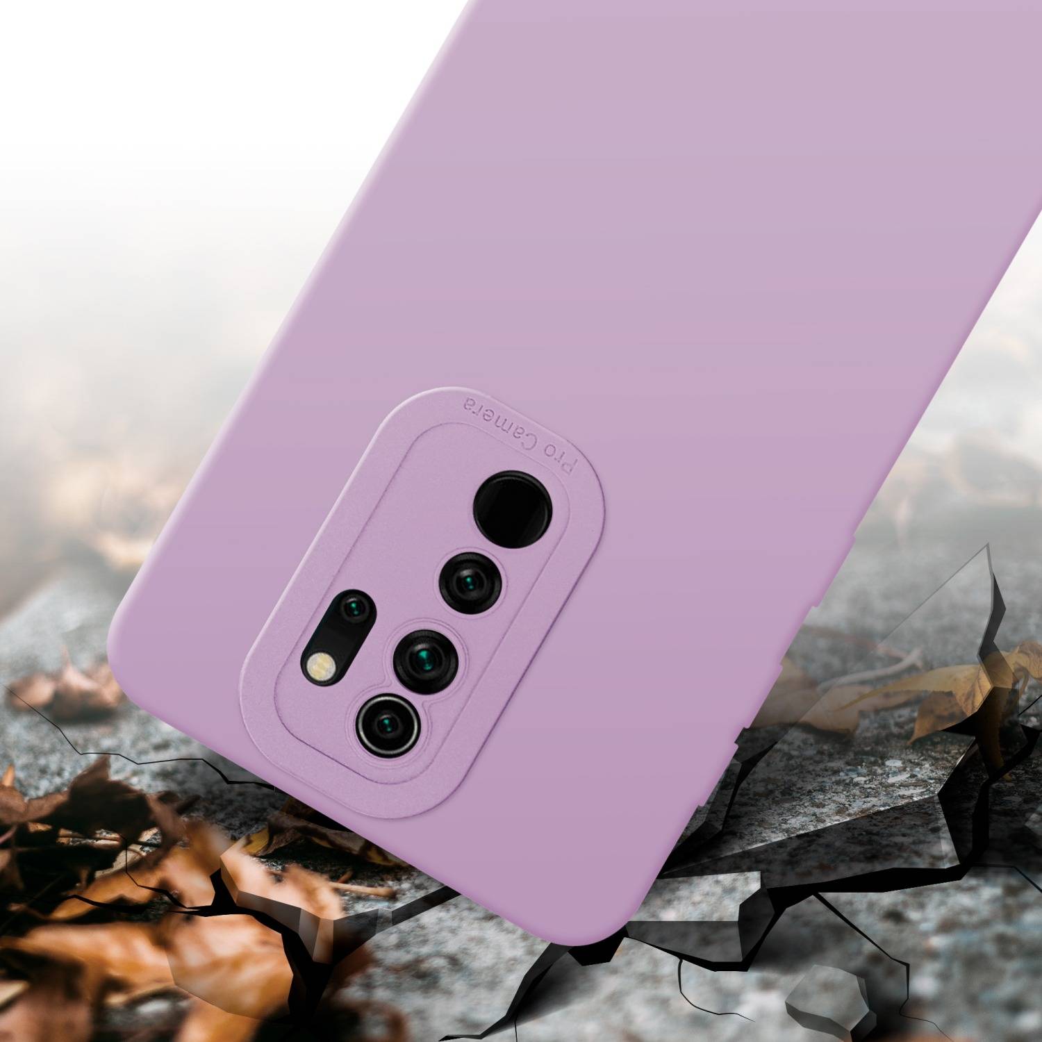 Cadorabo Hülle für Xiaomi RedMi NOTE 8 PRO Schutz Hülle in Rosa TPU Silikon Etui Case Handyhülle