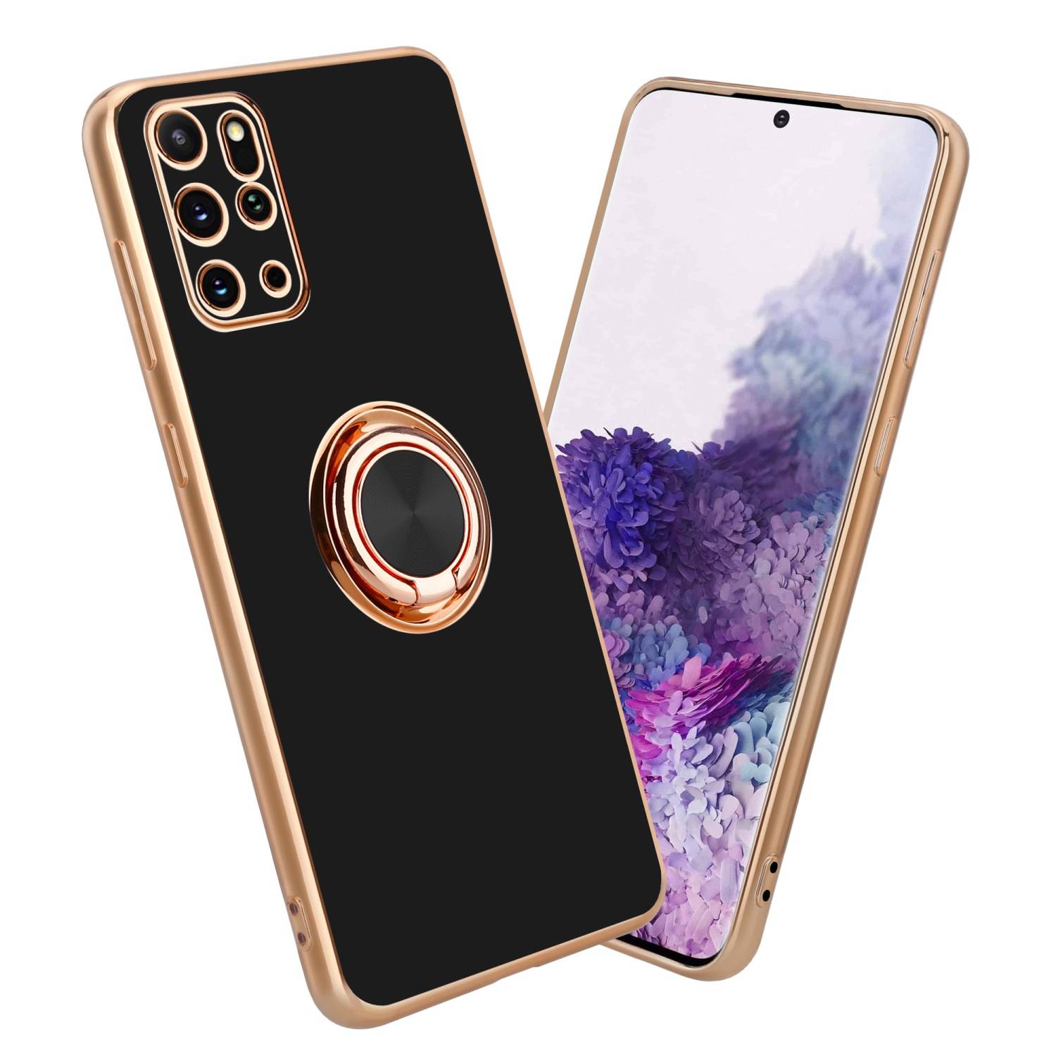 Cadorabo Schutzhülle für Samsung Galaxy S20 PLUS Hülle in Schwarz Etui Case Cover Kameraschutz magnetische Autohalterung
