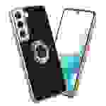Cadorabo Schutzhülle für Samsung Galaxy S21 5G Hülle in Schwarz Etui Case Cover Kameraschutz magnetische Autohalterung
