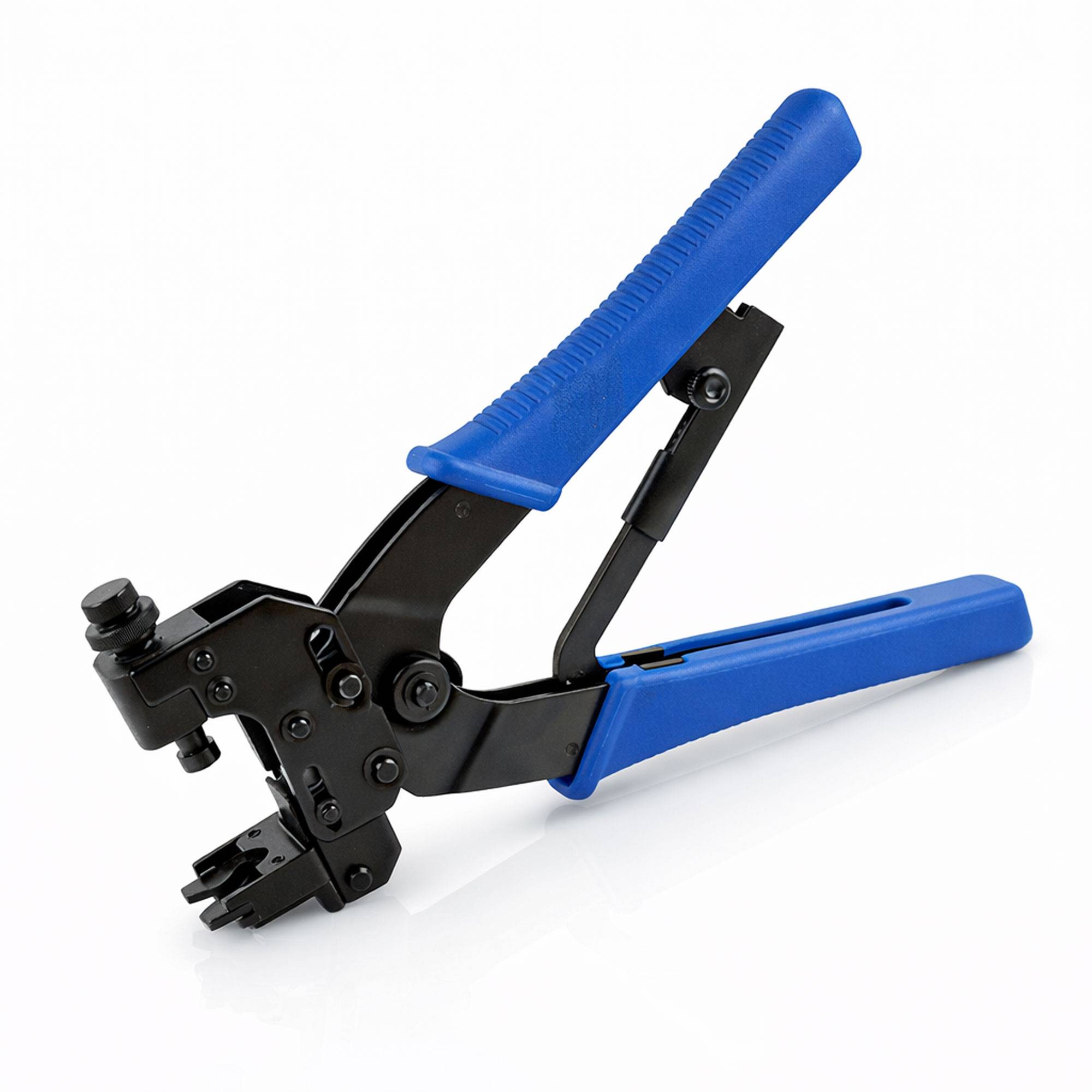 PremiumX CT-500 Kompressionszange Presszange Zange F-Kompressionsstecker F-Stecker Koaxialkabel RG59 RG6 SAT TV Kabel Antennenkabel