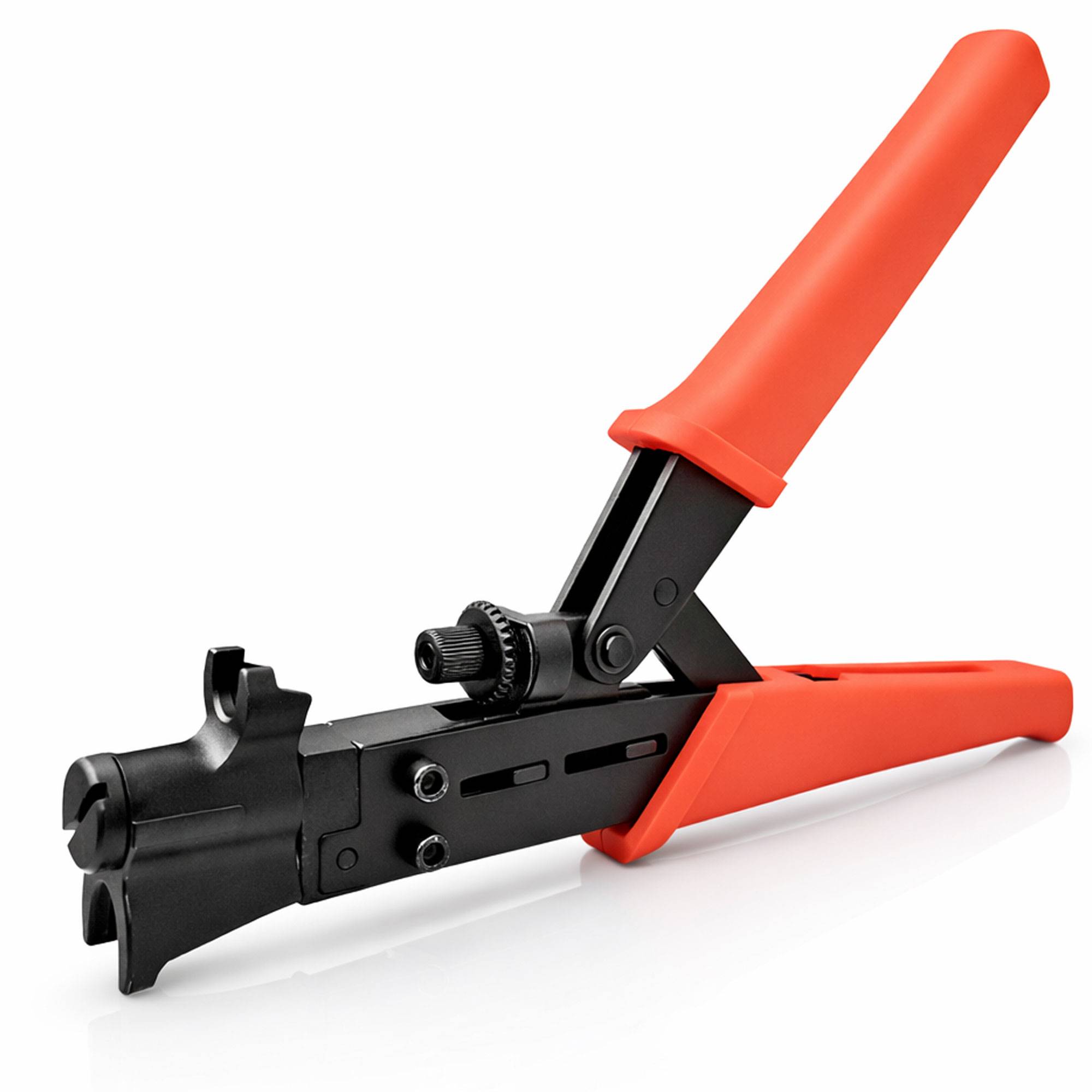 PremiumX PX-308CT Presswerkzeug Presszange Kompressionszange für RG59, RG6 und RG11