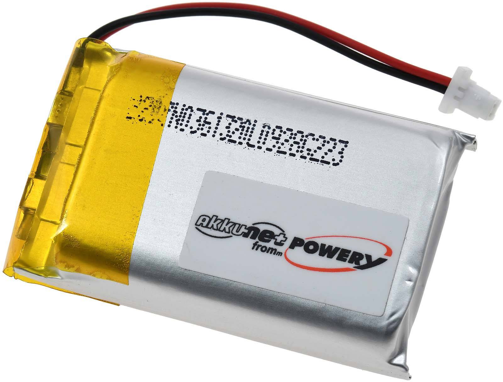 Powery Akku für Wireless Headset Sena 30K, SP46, 3,7V, Li-Polymer