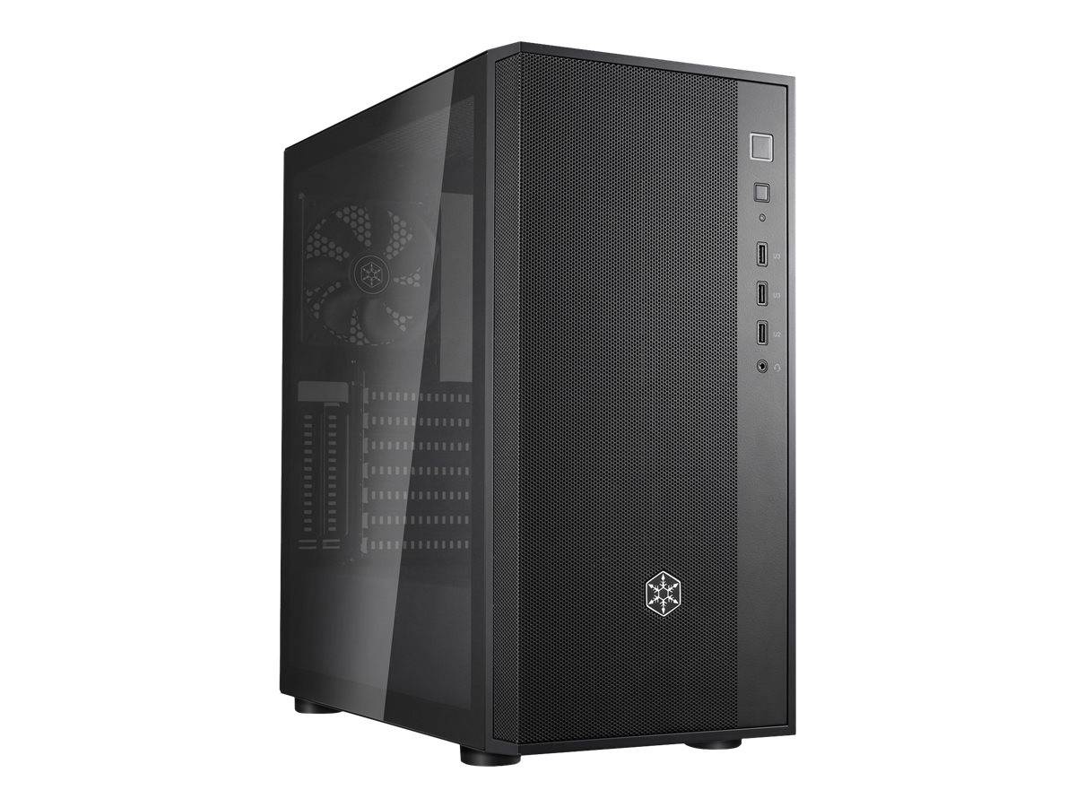 SilverStone FARA R1 V2 - Mid tower - ATX - Seitenteil mit Fenster (gehärtetes Glas)