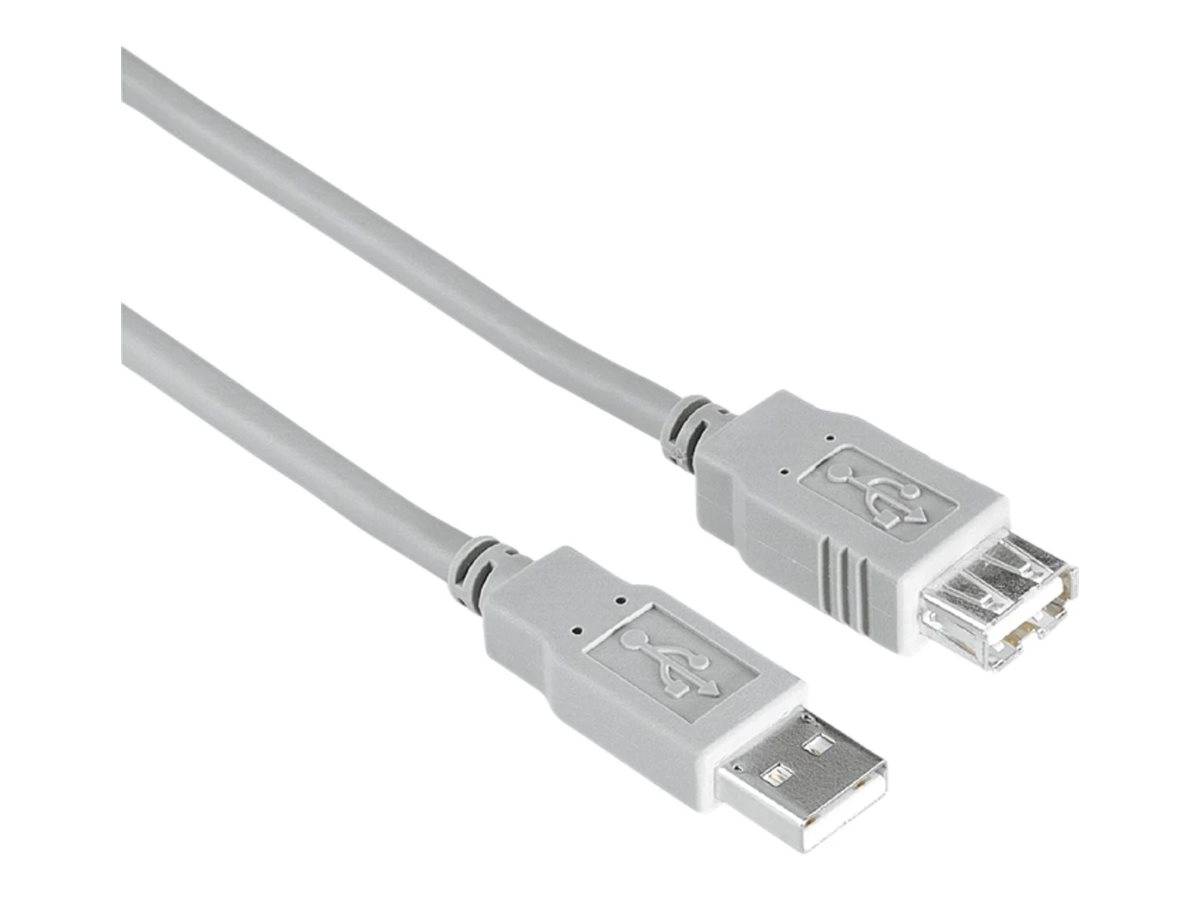 Hama Entry Line - USB-Verlängerungskabel - USB (M)zu USB (W) - USB 2.0 - 0.5 A -