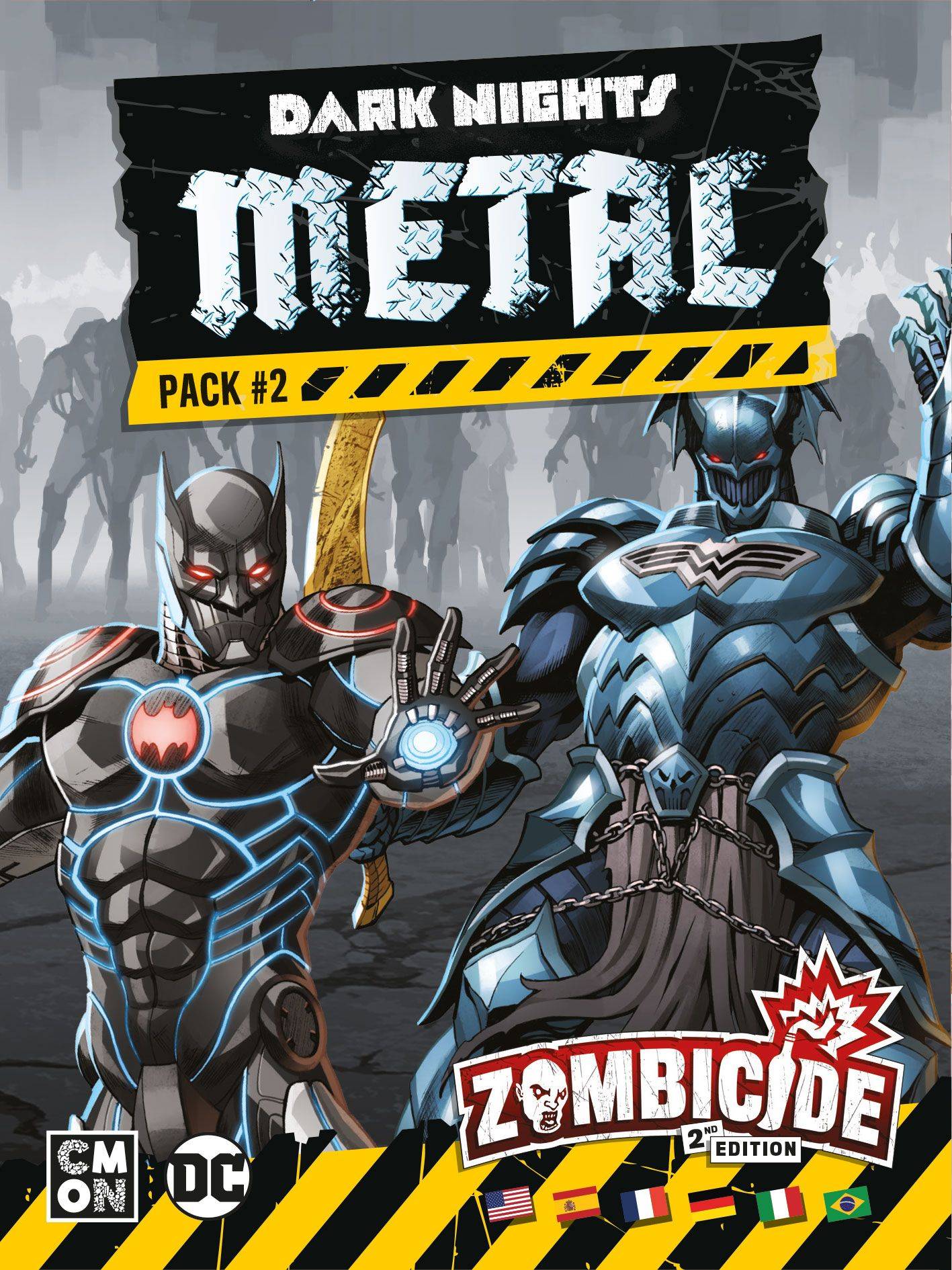 CMON - Zombicide 2. Edition - Dark Nights Metal Pack 2 Neu & OVP