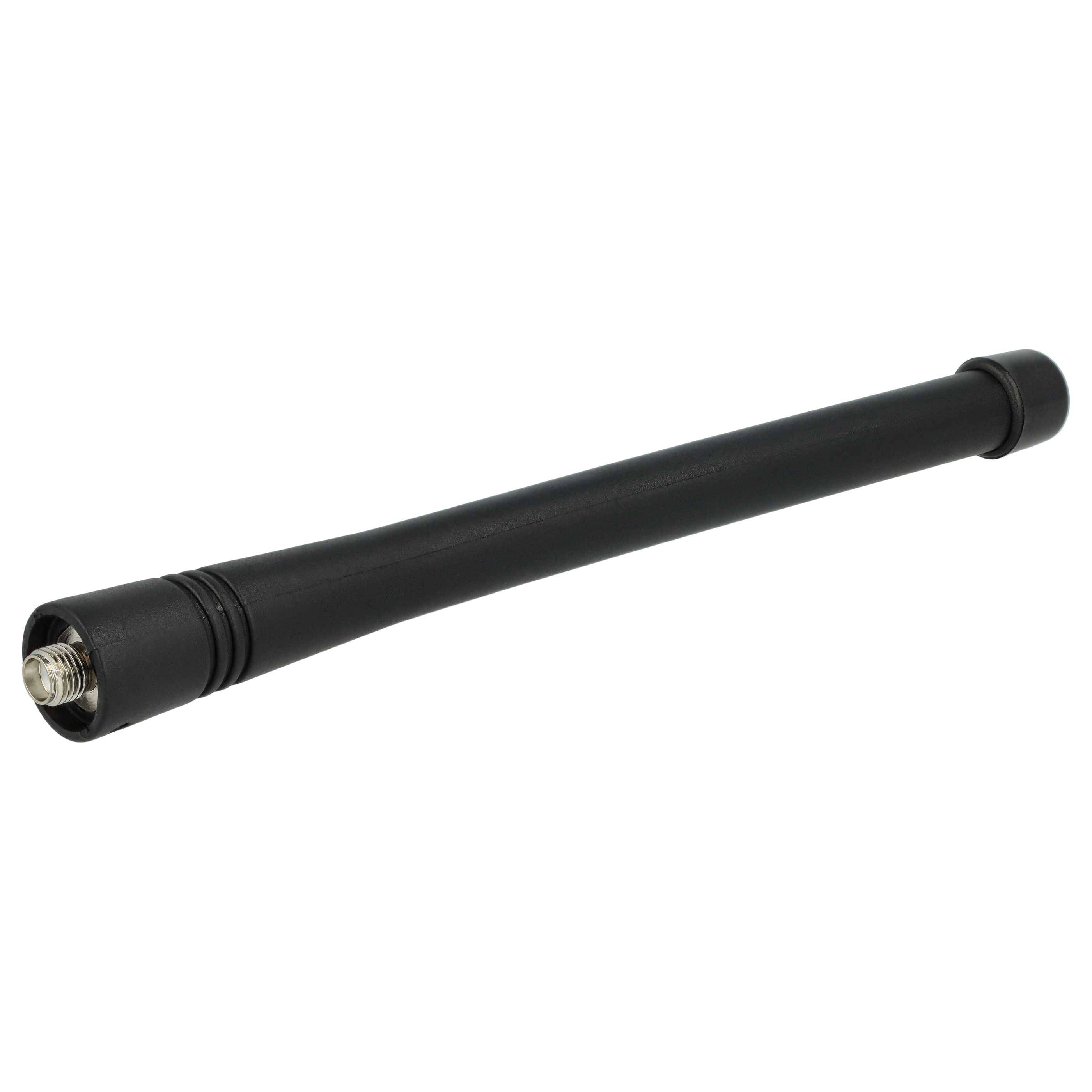 vhbw Antenne kompatibel mit Kenwood TK-2140E, TK-2160E, TK-2170E, TK-2140, TK-2160, TK-2170, TK-2207, TK-2207G Funkgerät - 15,5 cm, Schwarz