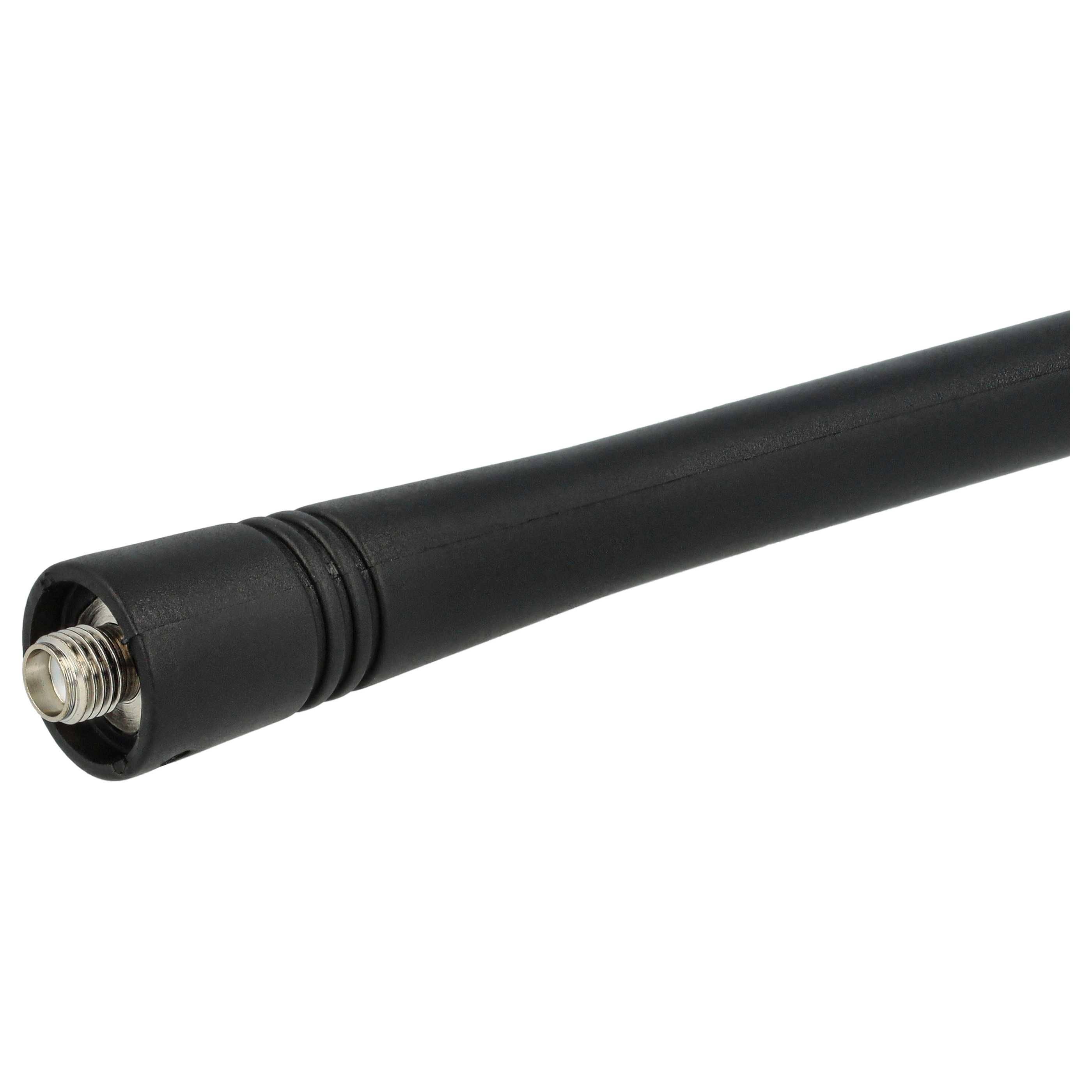 vhbw Antenne kompatibel mit Kenwood TK-3160, TK-285, TK-3100, TK-3101, TK-3140, TK-3170, TK-280, TK-290, TK-2302E Funkgerät - 15,5 cm, Schwarz