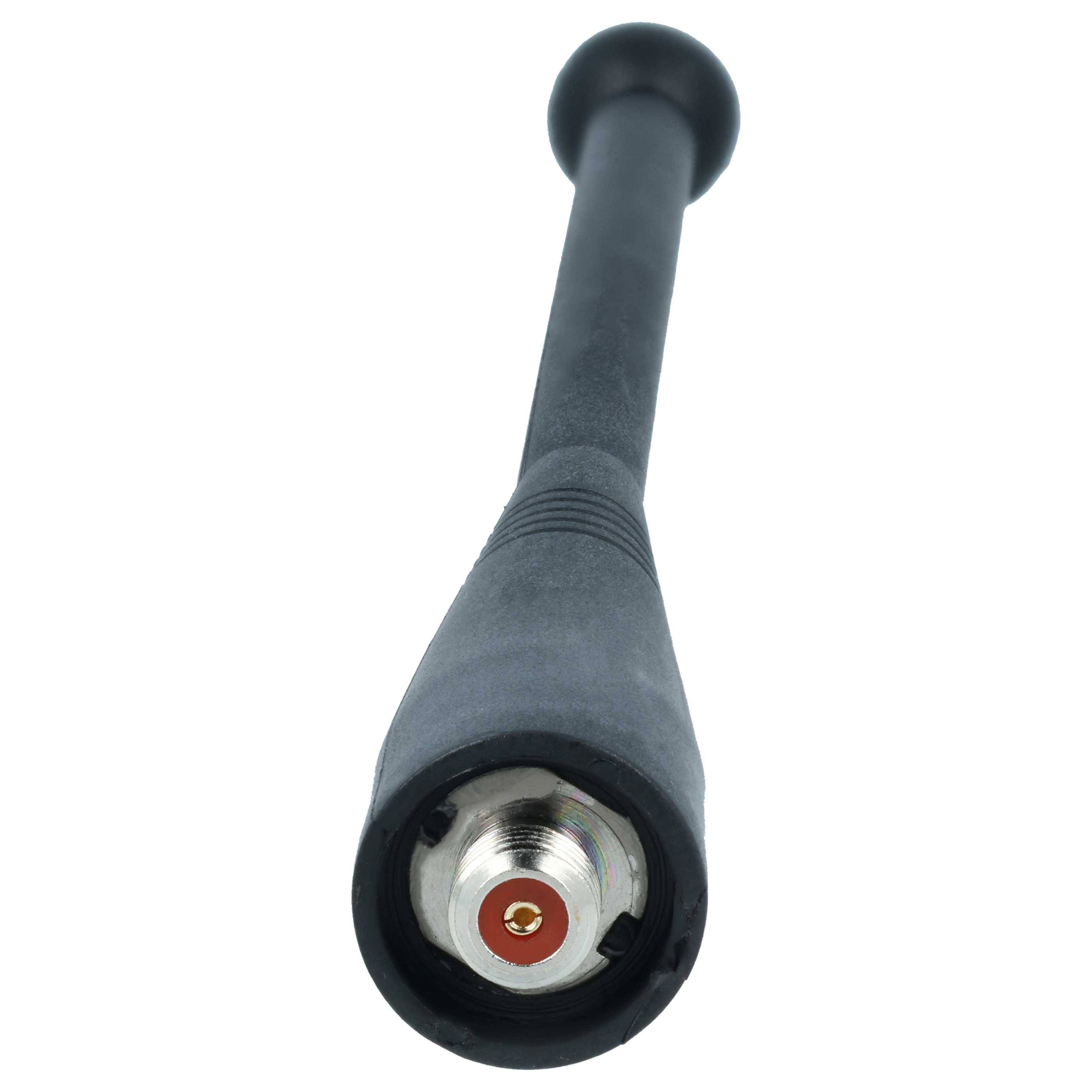 vhbw Antenne Ersatz für Motorola NAD6568, 8505644V03 für Funkgerät - 14 cm Schwarz