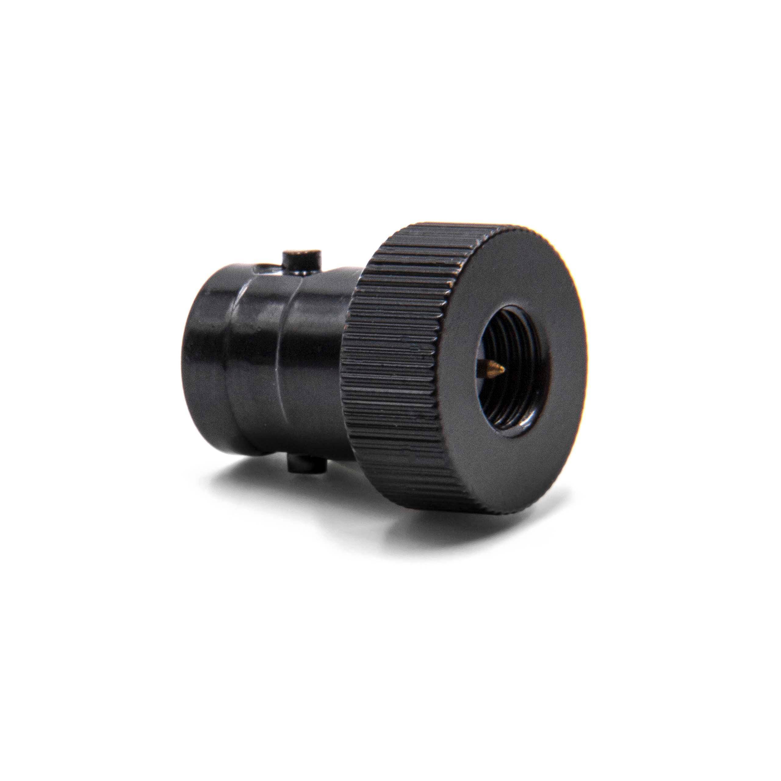 vhbw Antennenadapter kompatibel mit Wouxun KG-UV6D, KG-UV8D Funkgeräte - BNC Buchse auf SMA Stecker Adapter Schwarz