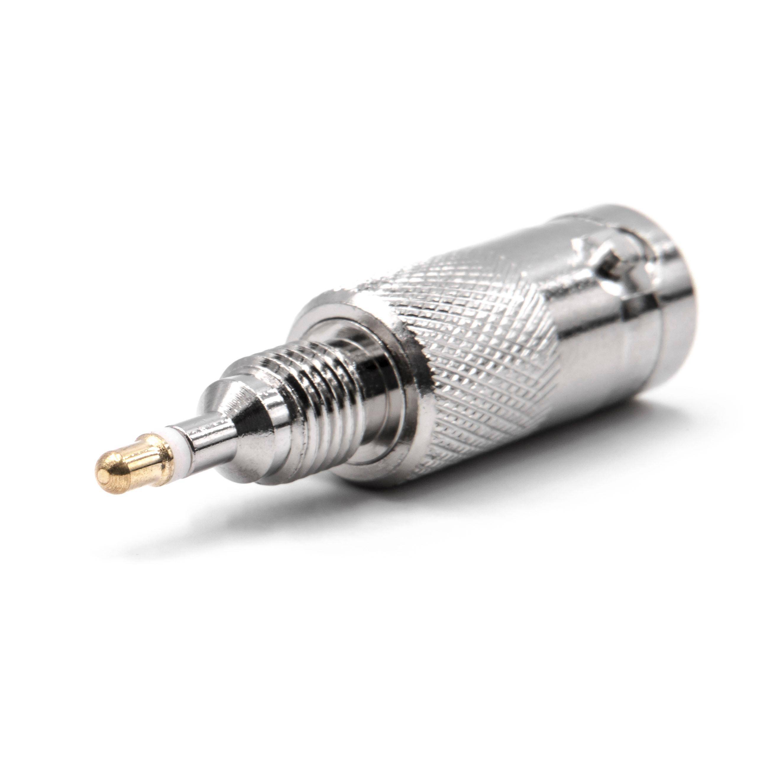 vhbw BNC Antennenadapter kompatibel mit Motorola GP88, GP328, GP338, GP88S Walkie-Talkie, Handheld - Antenne Funktest Adapter