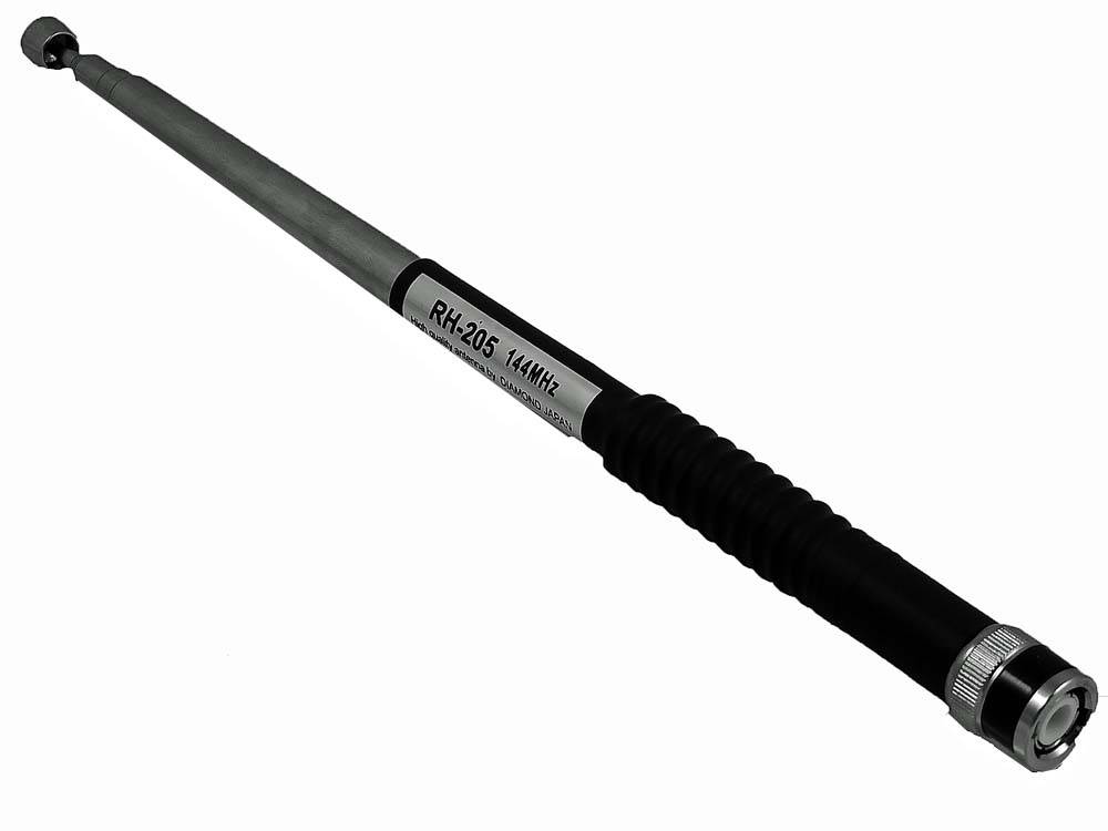 vhbw Antenne kompatibel mit Bidatong Funkgerät - Ausziehbar, 23 cm - 138 cm, BNC Stecker Schwarz