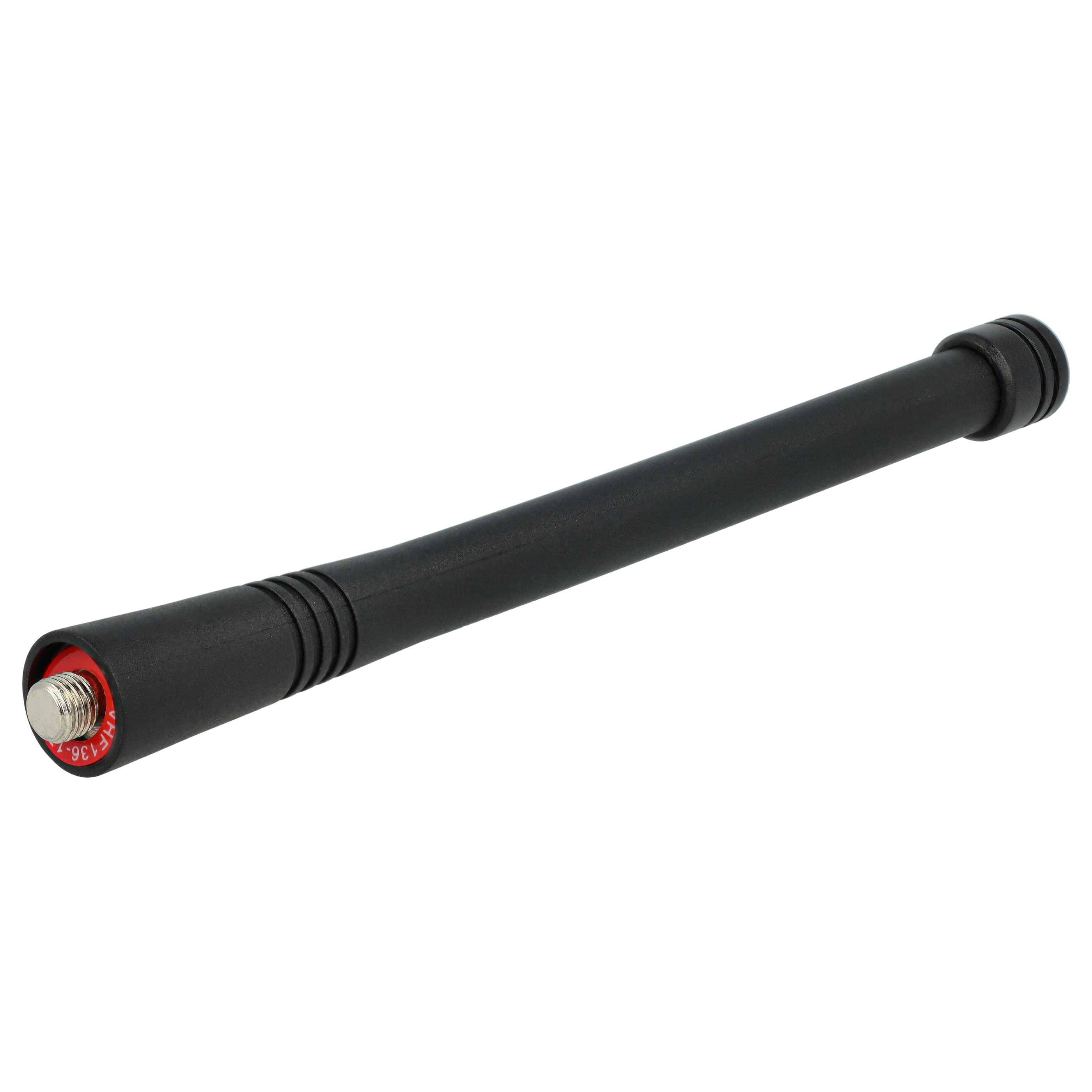 vhbw Antenne Ersatz für Motorola NAE6522AR, PMAE4003A für Funkgerät - 14 cm, Schwarz