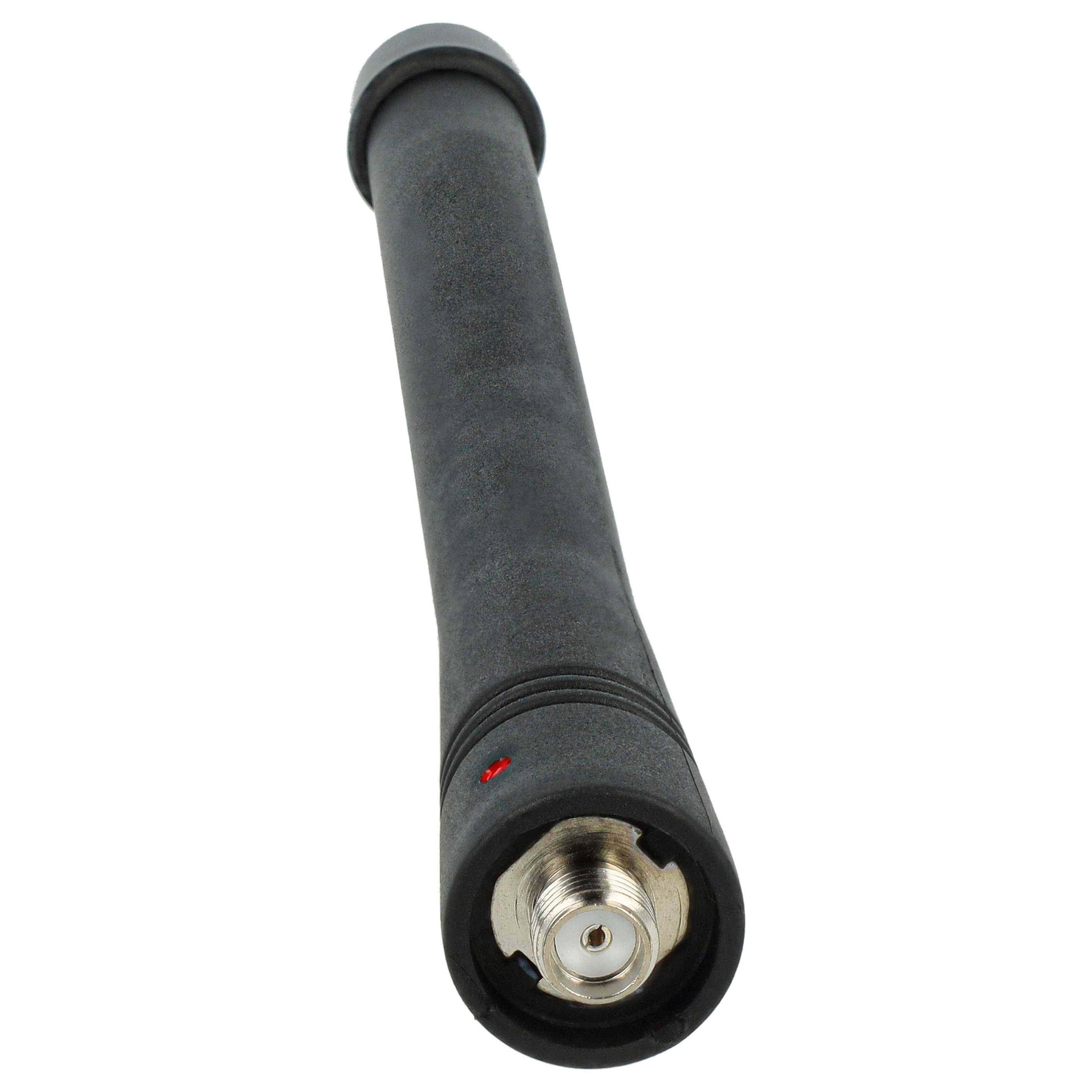 vhbw Antenne kompatibel mit Kenwood TK-3160, TK-285, TK-3100, TK-3101, TK-3140, TK-3170, TK-280, TK-290, TK-2302E Funkgerät - 15,5 cm, Schwarz
