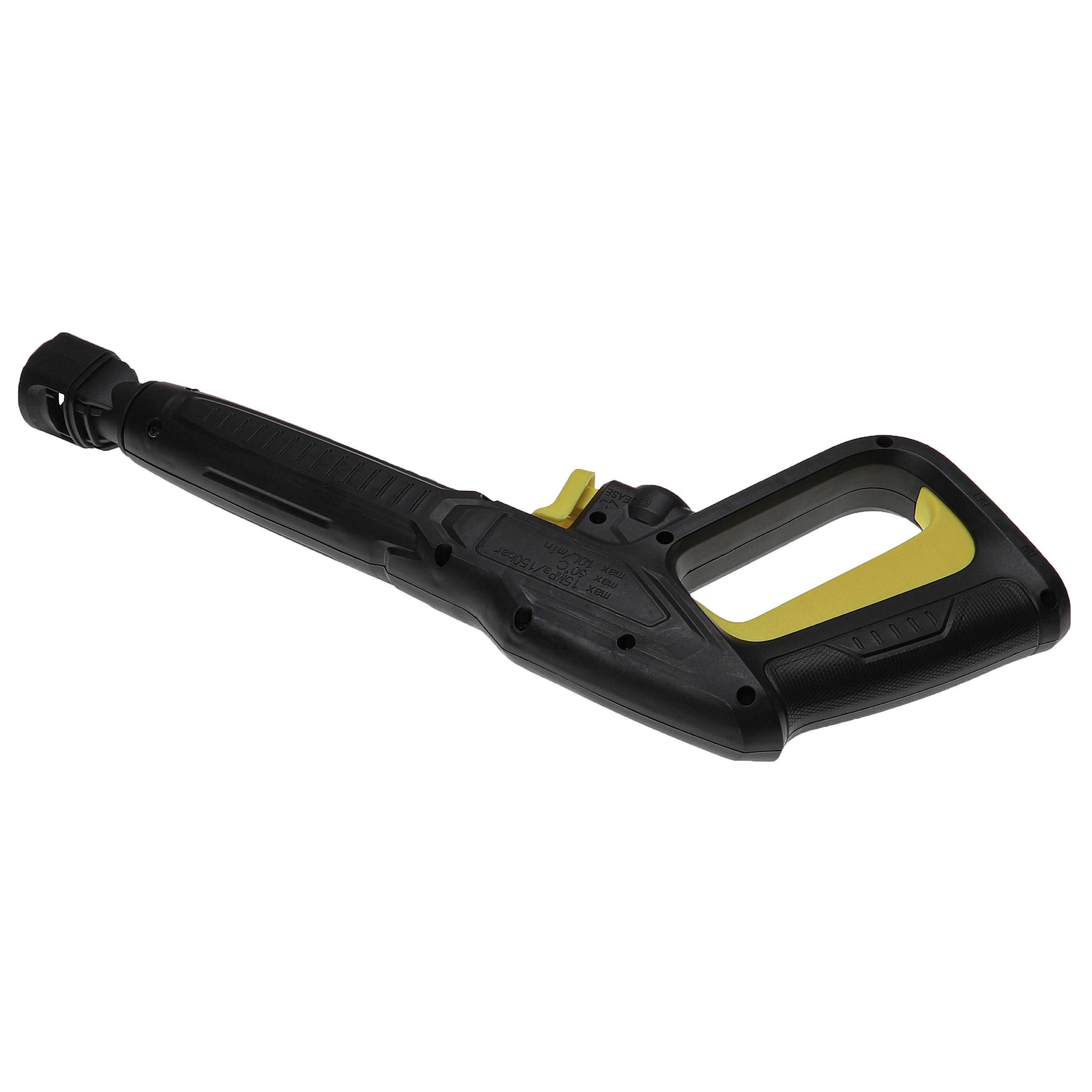 vhbw Ersatzpistole kompatibel mit Kärcher K 2.00 plus, K 2.02, K 2.01 Hochdruckreiniger - Ersatz-Hochdruckpistole Gelb Schwarz