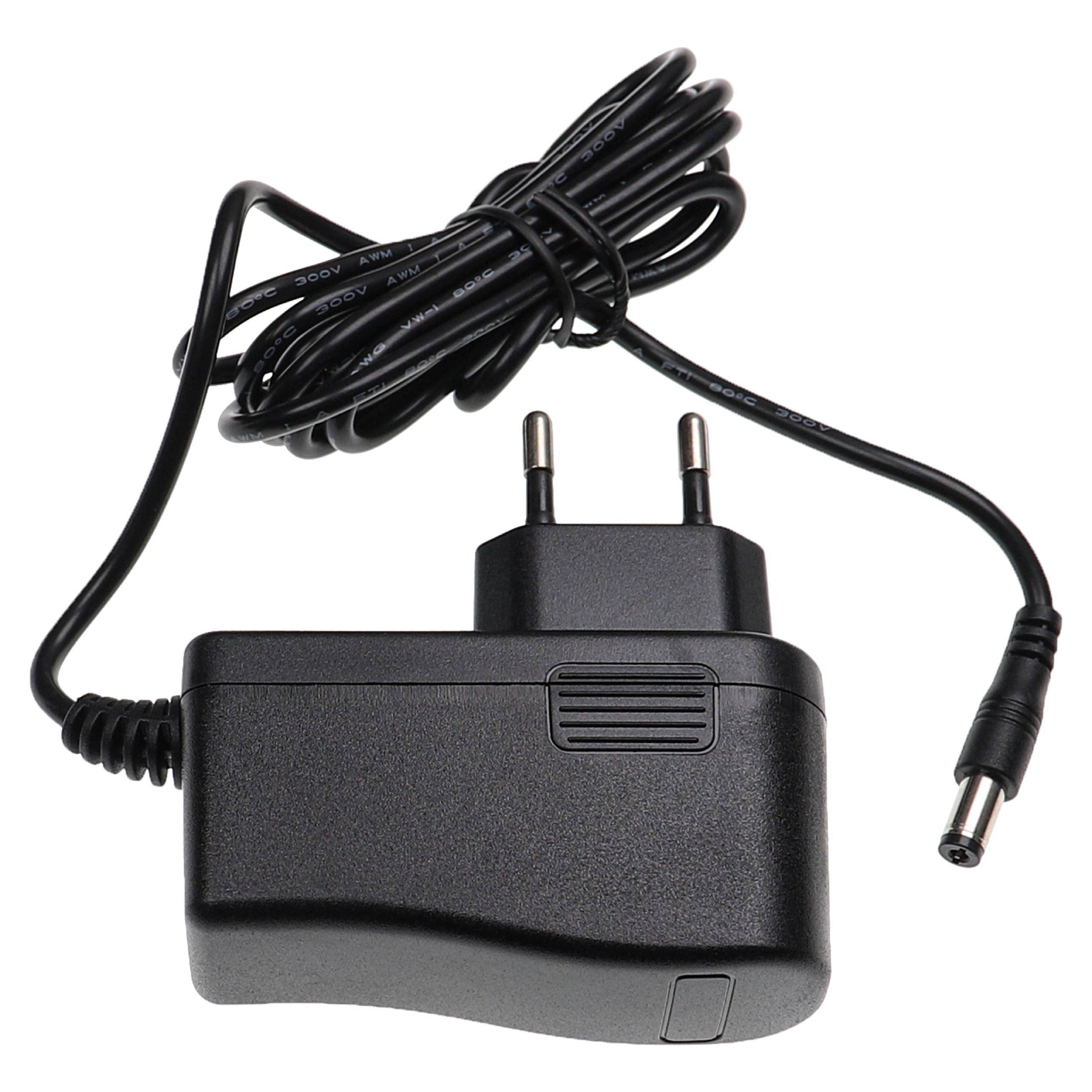 vhbw Netzteil kompatibel mit Zaco A4s, A6, V5s Pro, V5x, A10, A8s, A9s, A9s Pro, V3s Pro, V4, V6, V80, V85 Saugroboter - 2 m